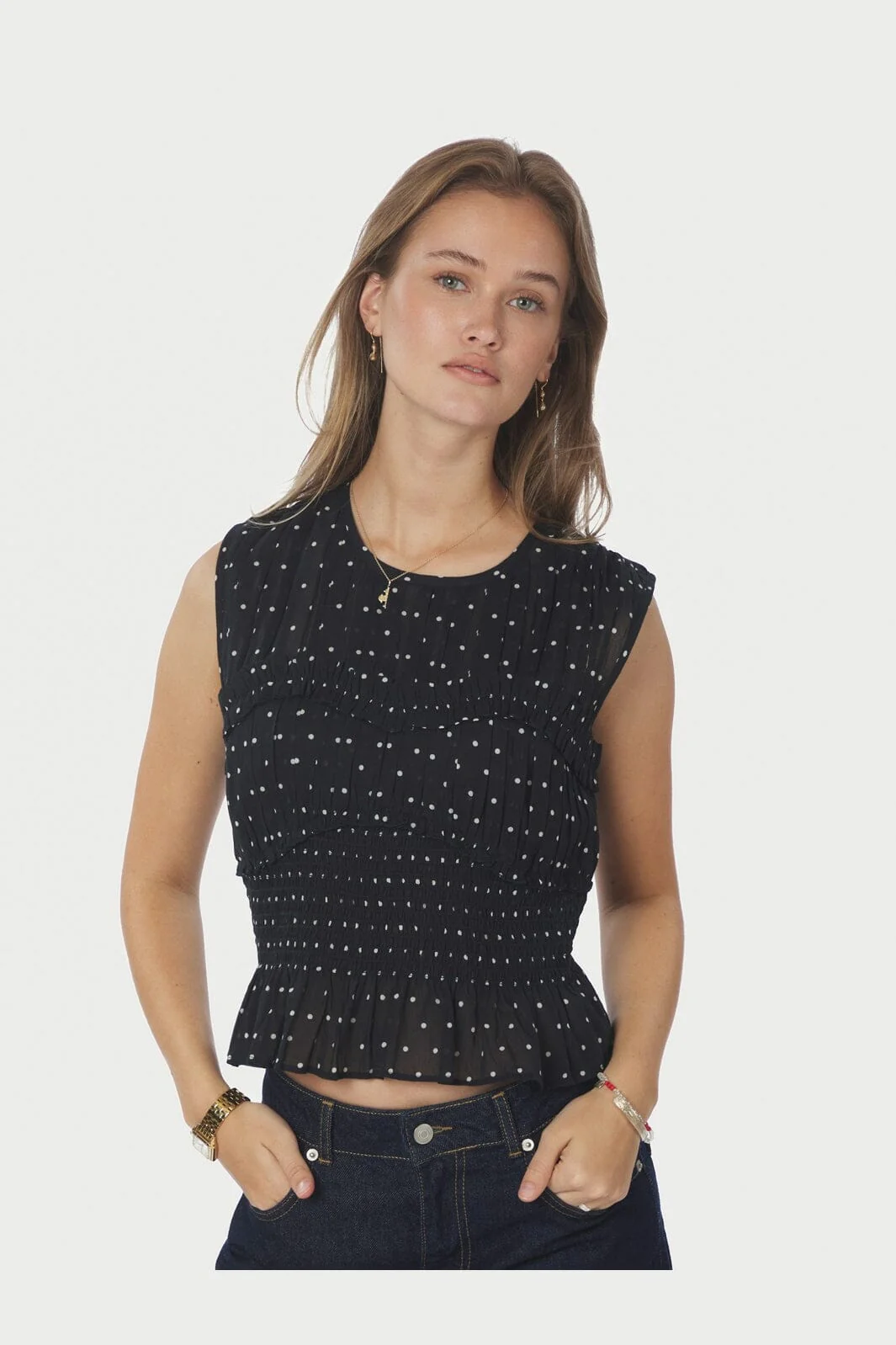 Neo Noir - Tiril Dot Top 166764 - 100 - Black - Image 6