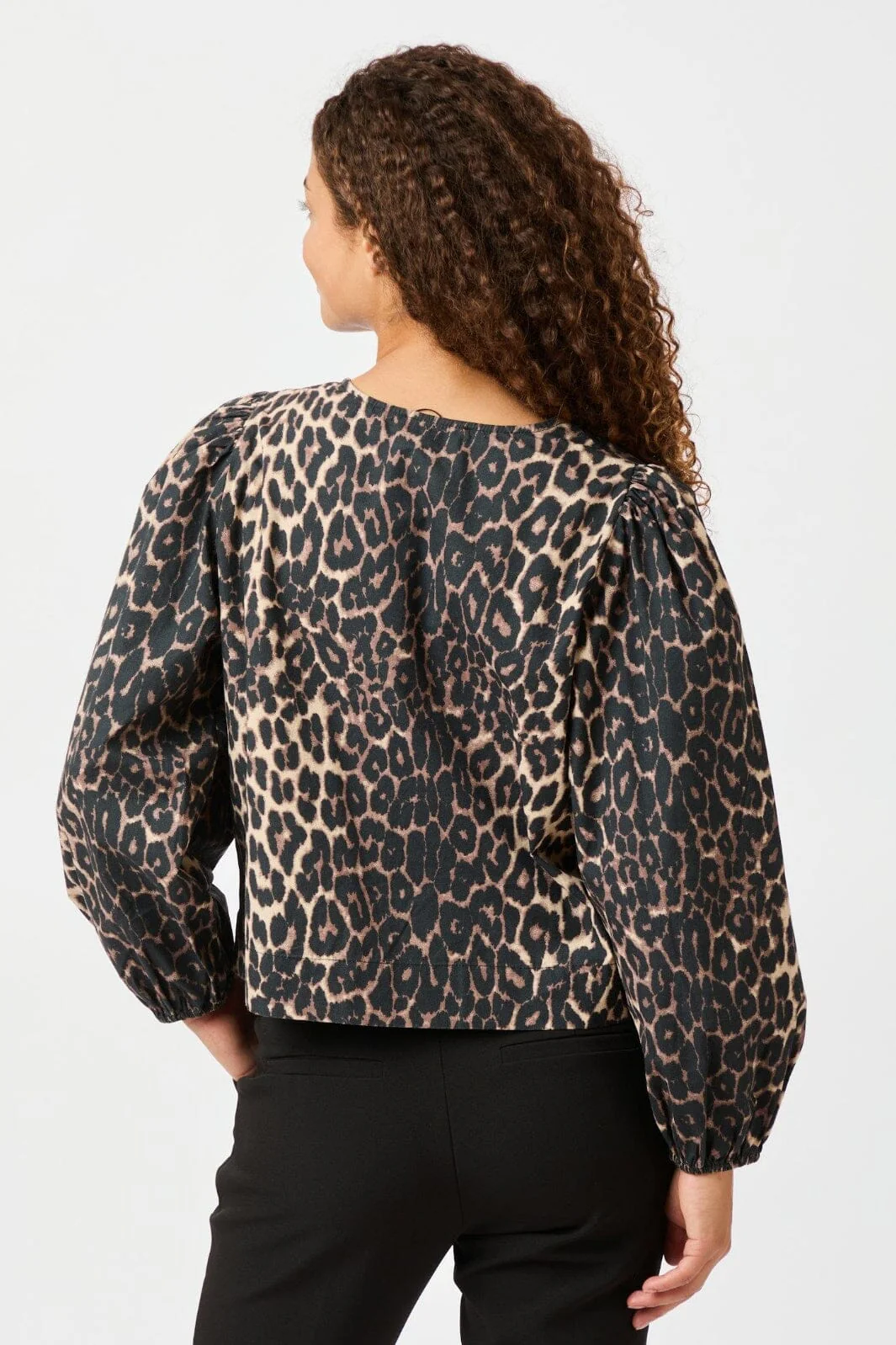 Neo Noir - Tova Leo Blouse 164451 - Leopard - Image 2