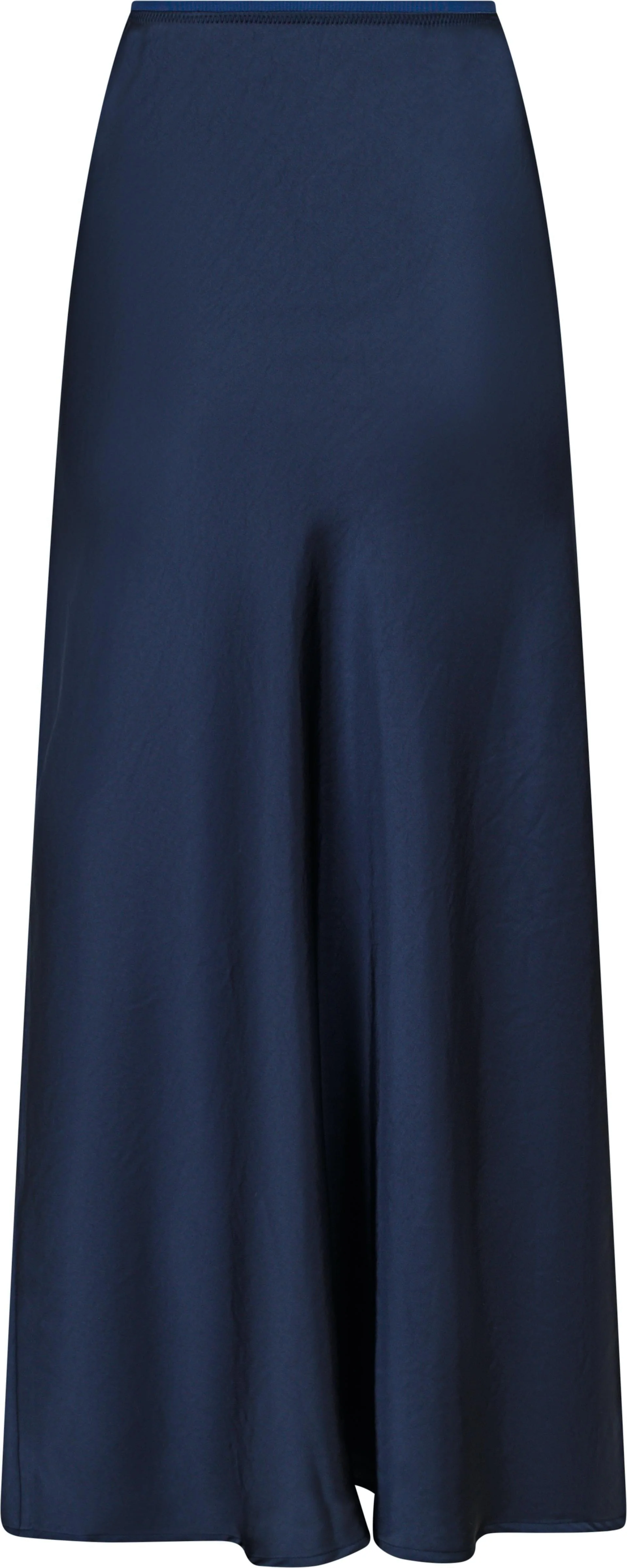 Neo Noir - Vicky Heavy Sateen Skirt - Midnight Blue - Image 3