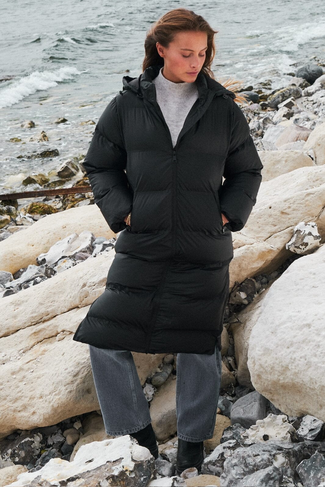 Neo Noir - Viviana C Puffer Jacket - Black - Image 8