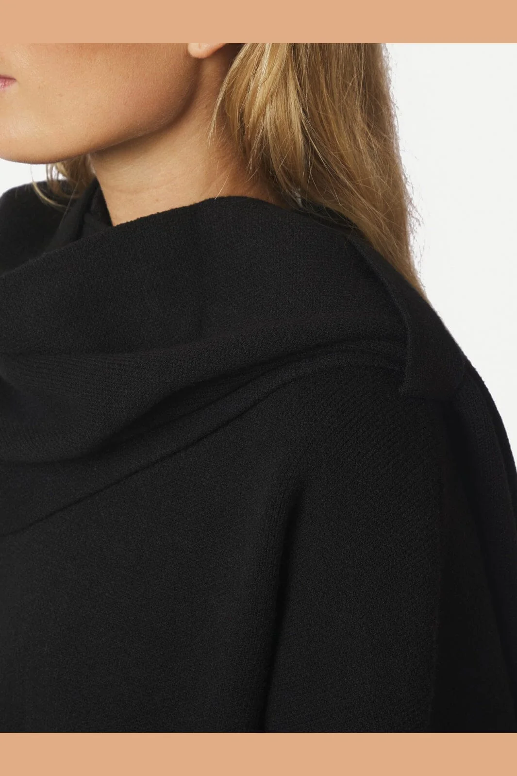 Neo Noir - Wals Knit Scarf Blouse 166203 - 100 - Black - Image 8