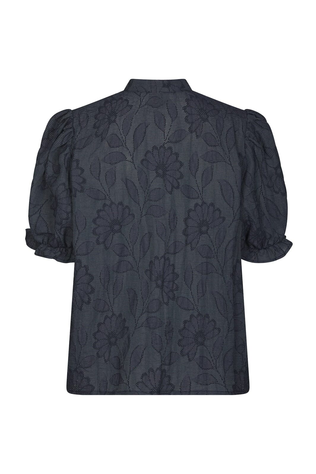 Neo Noir - Zika Flower Stripe Blouse 168493 - 534 - Dark Blue - Image 3
