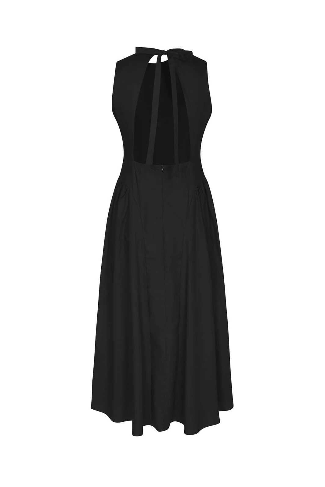 Neo Noir - Zora Poplin Dress 168136 - 100 - Black - Image 3
