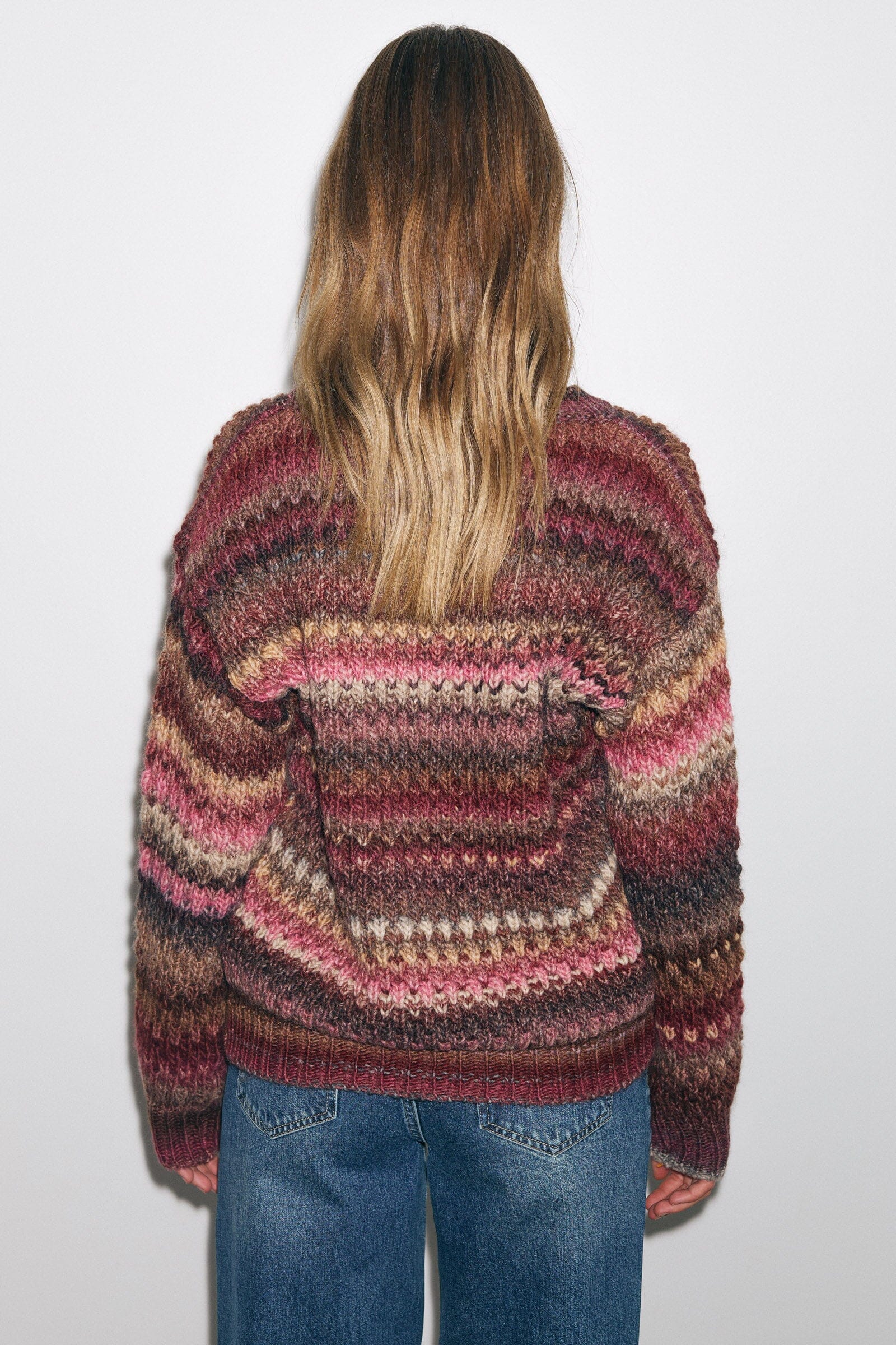 Noella - Gio Knit Sweater - 1047 Rust Mix - Image 5