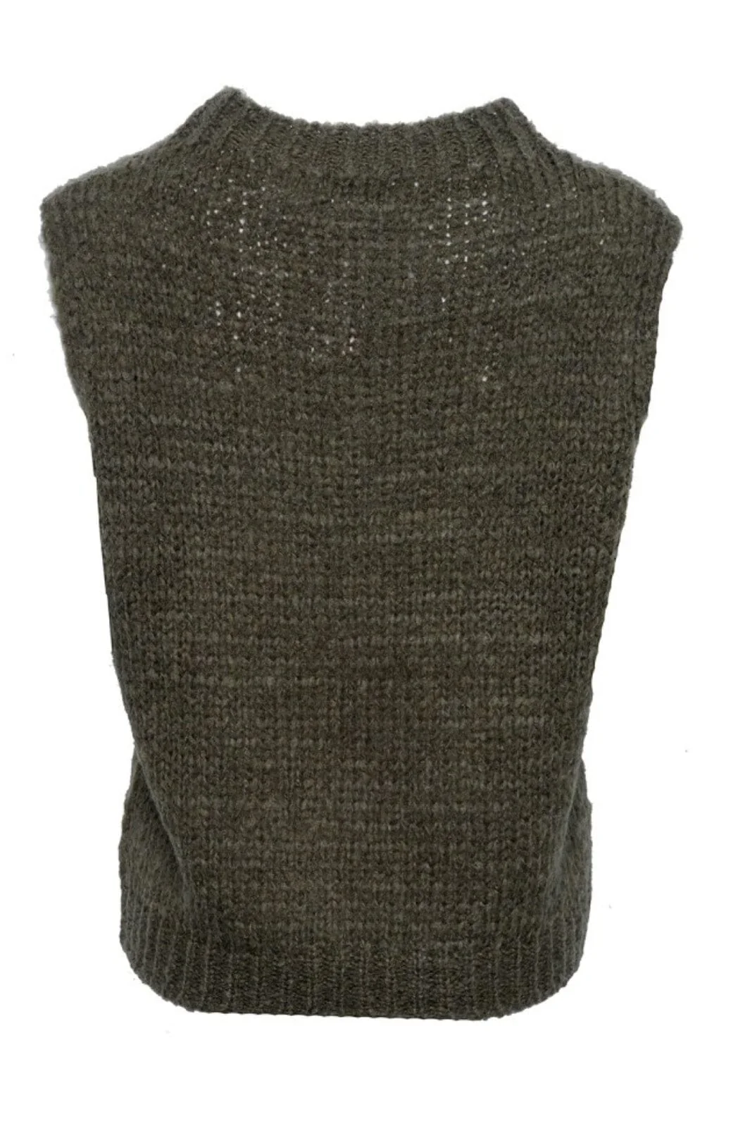 Noella - Kala Vest Wool - Army - Image 3
