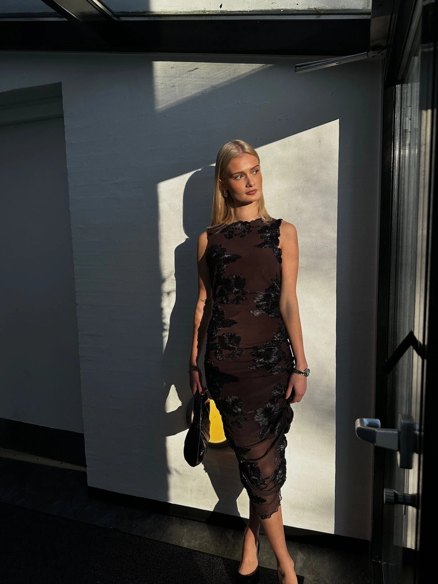 Noella - Lavinia Dress 13500001 - 1343 - Chocolate Black - Image 3