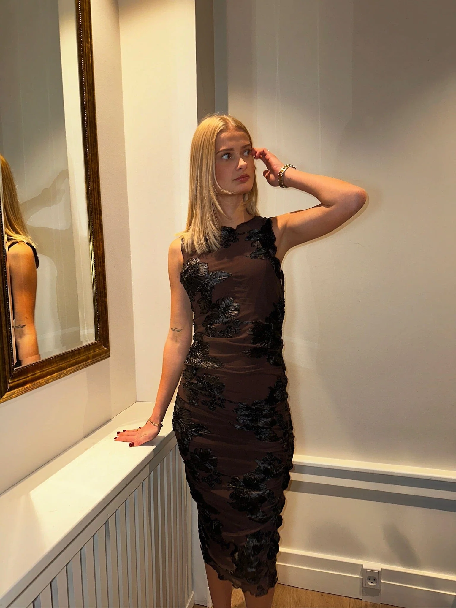 Noella - Lavinia Dress 13500001 - 1343 - Chocolate Black - Image 5