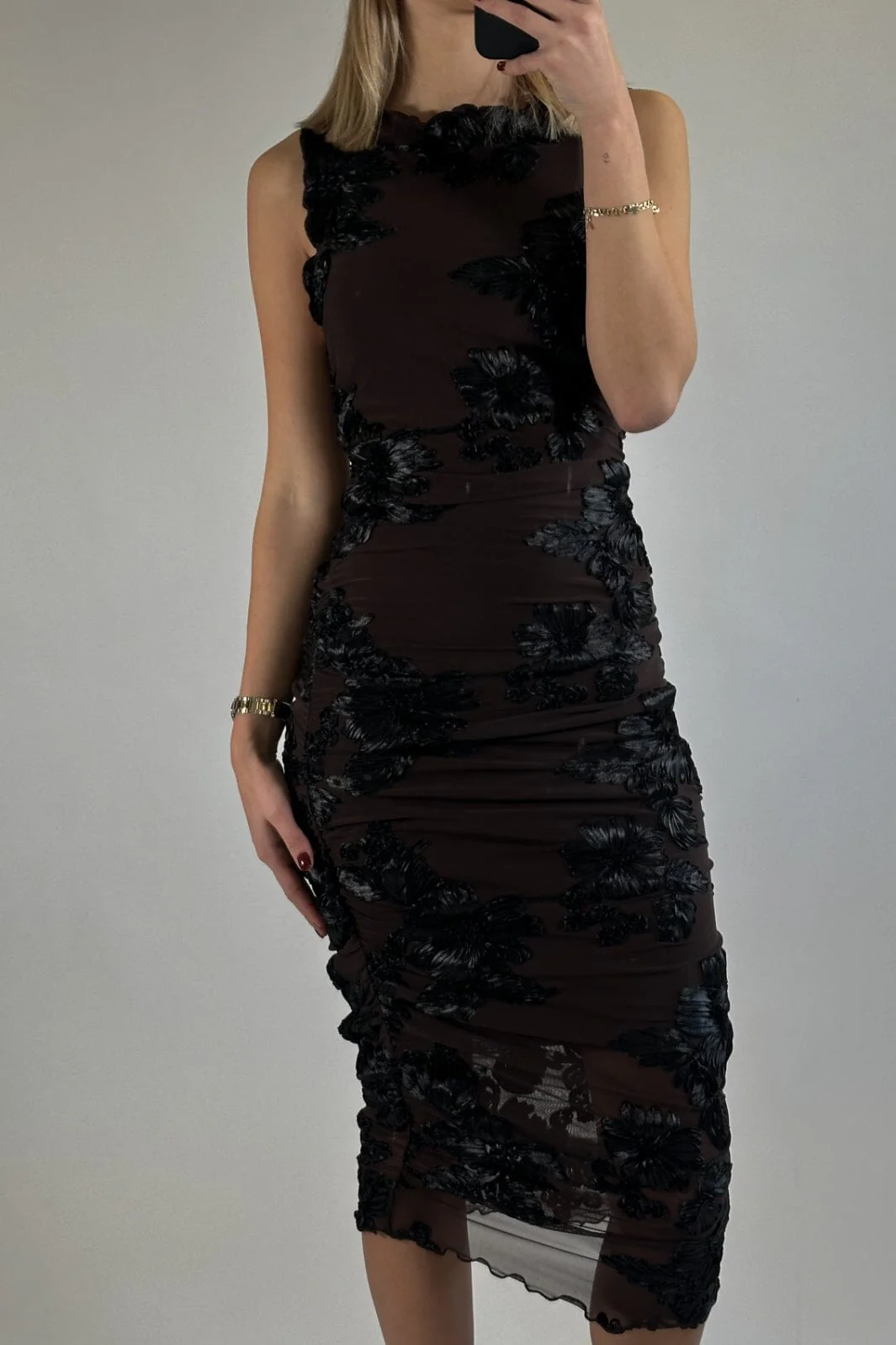 Noella - Lavinia Dress 13500001 - 1343 - Chocolate Black - Image 7