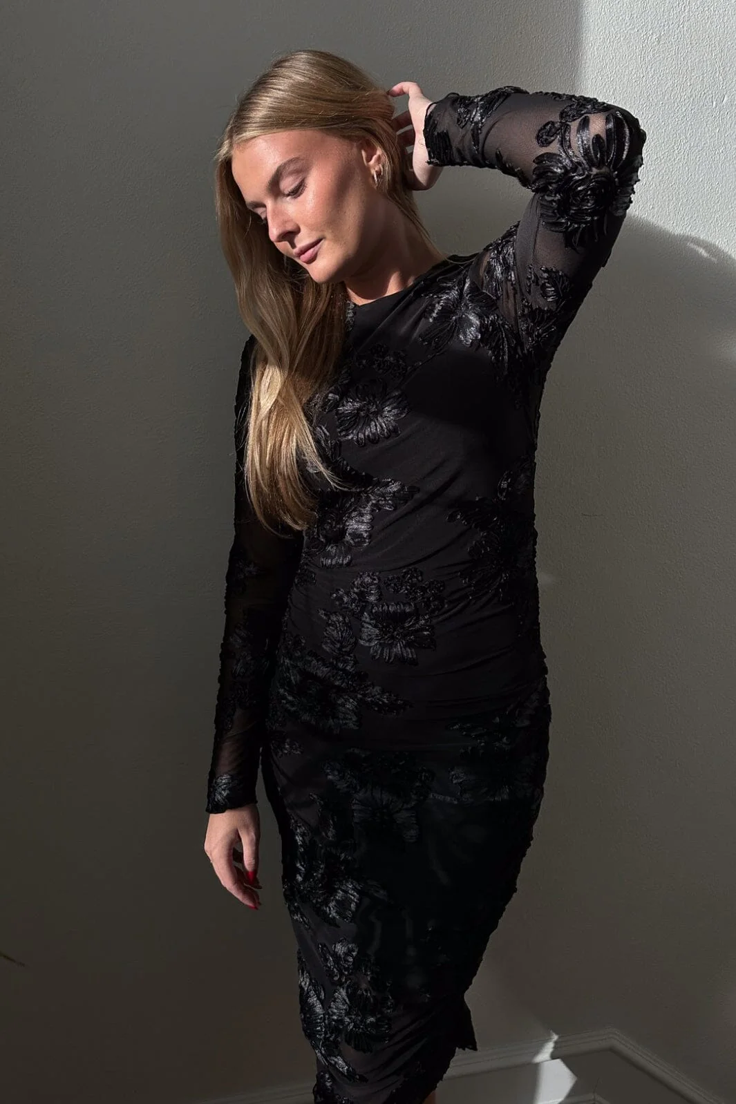 Noella - Lavinia L/S Dress 13500002 - 004 Black - Image 5