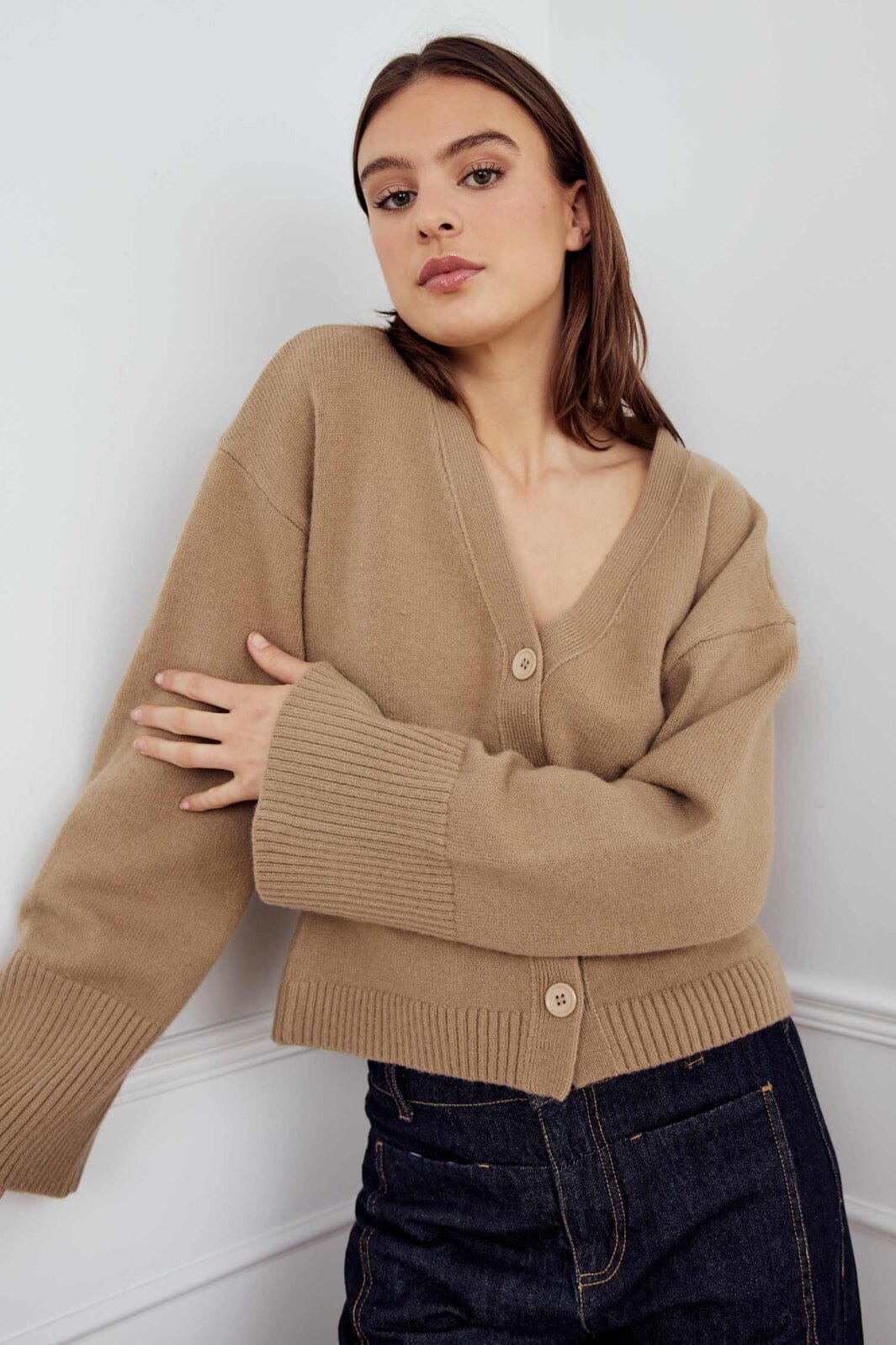 Noella - Lenyx Knit 13770001 - 1356 - Timber Brown Melange - Image 3
