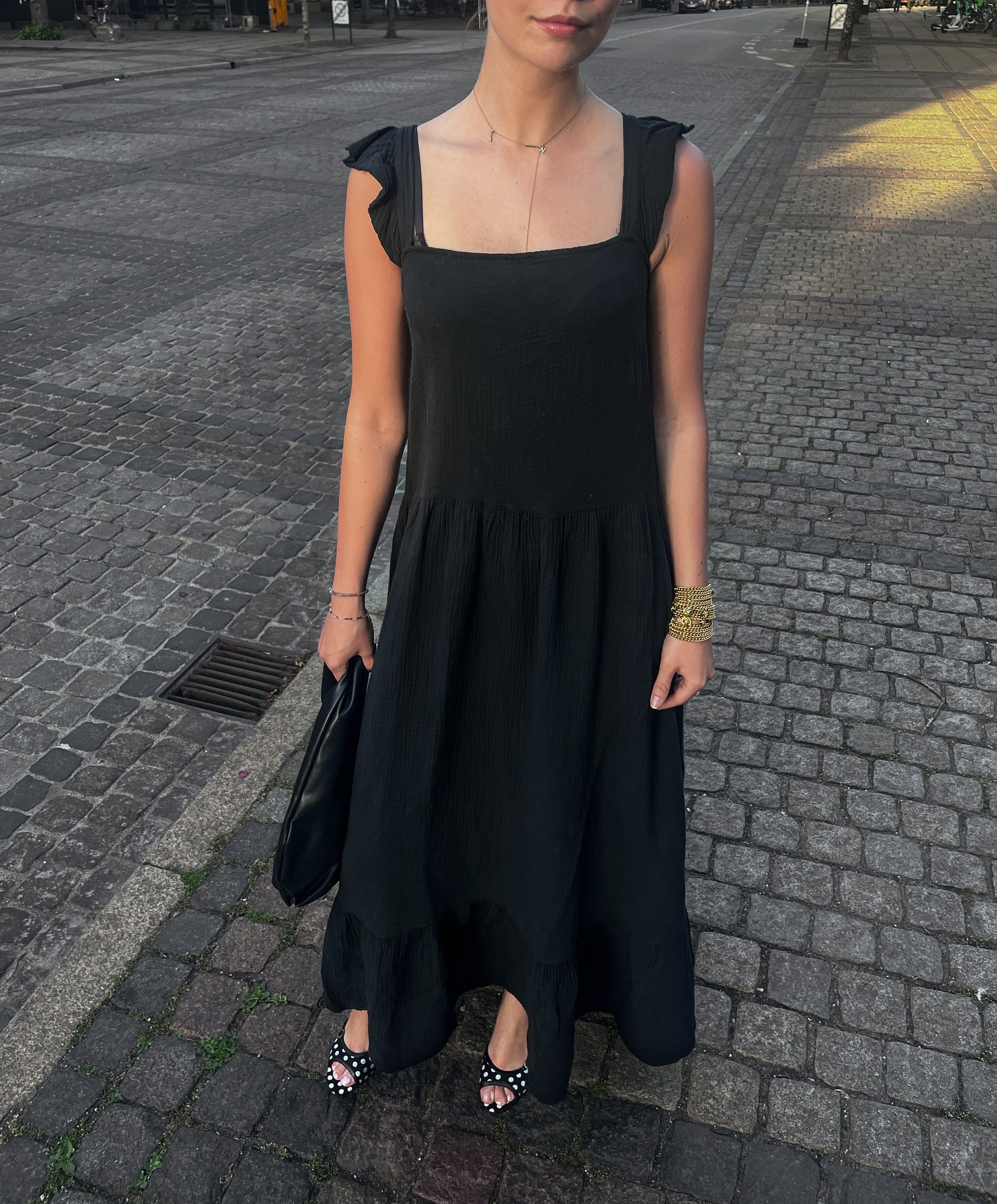 Noella - Lina Dress 13110002 - 004 - Black - Image 2