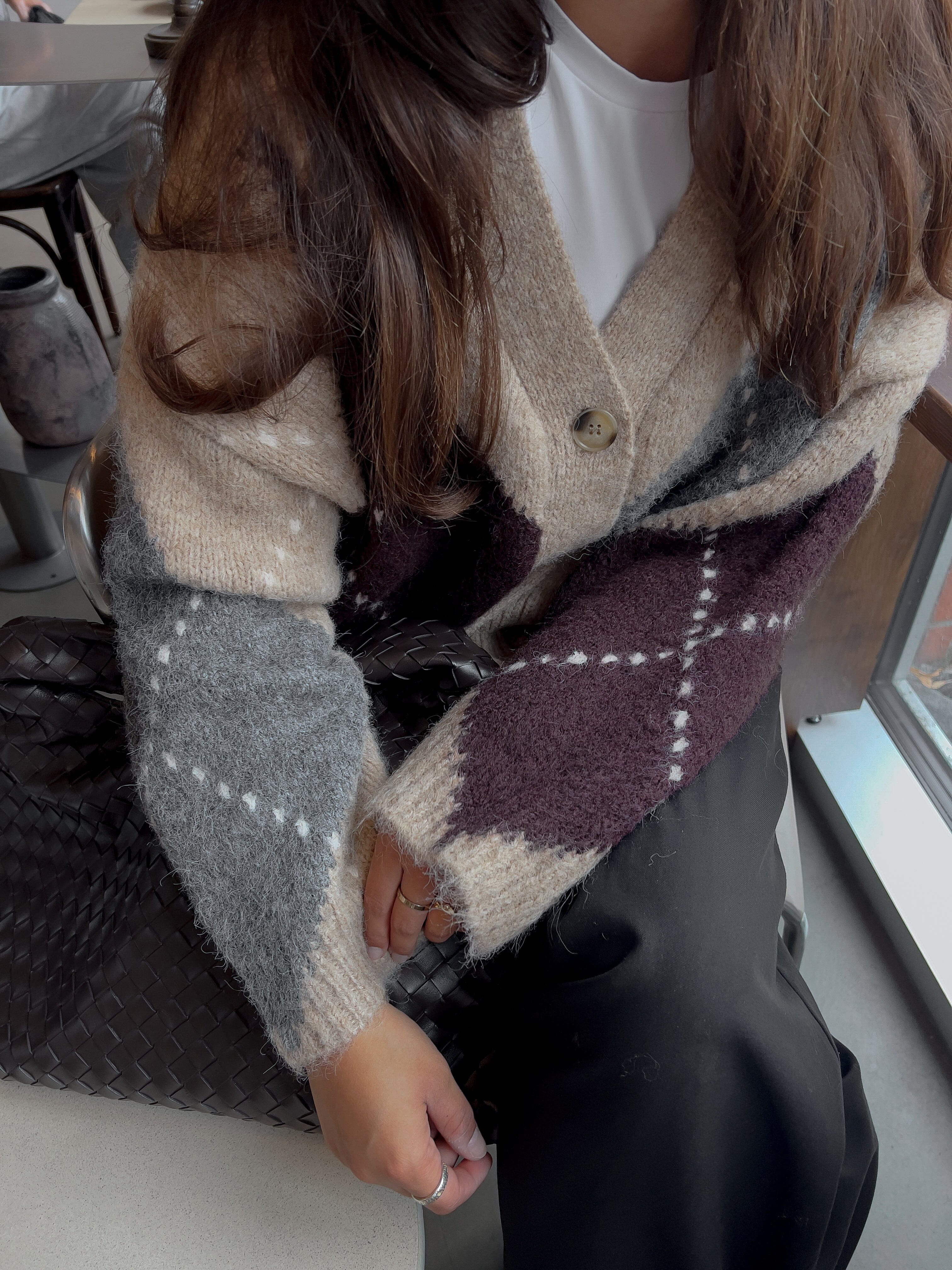 Noella - N-Laiana Knit Cardigan 14670002 - 969 - Sand Melange - Image 3