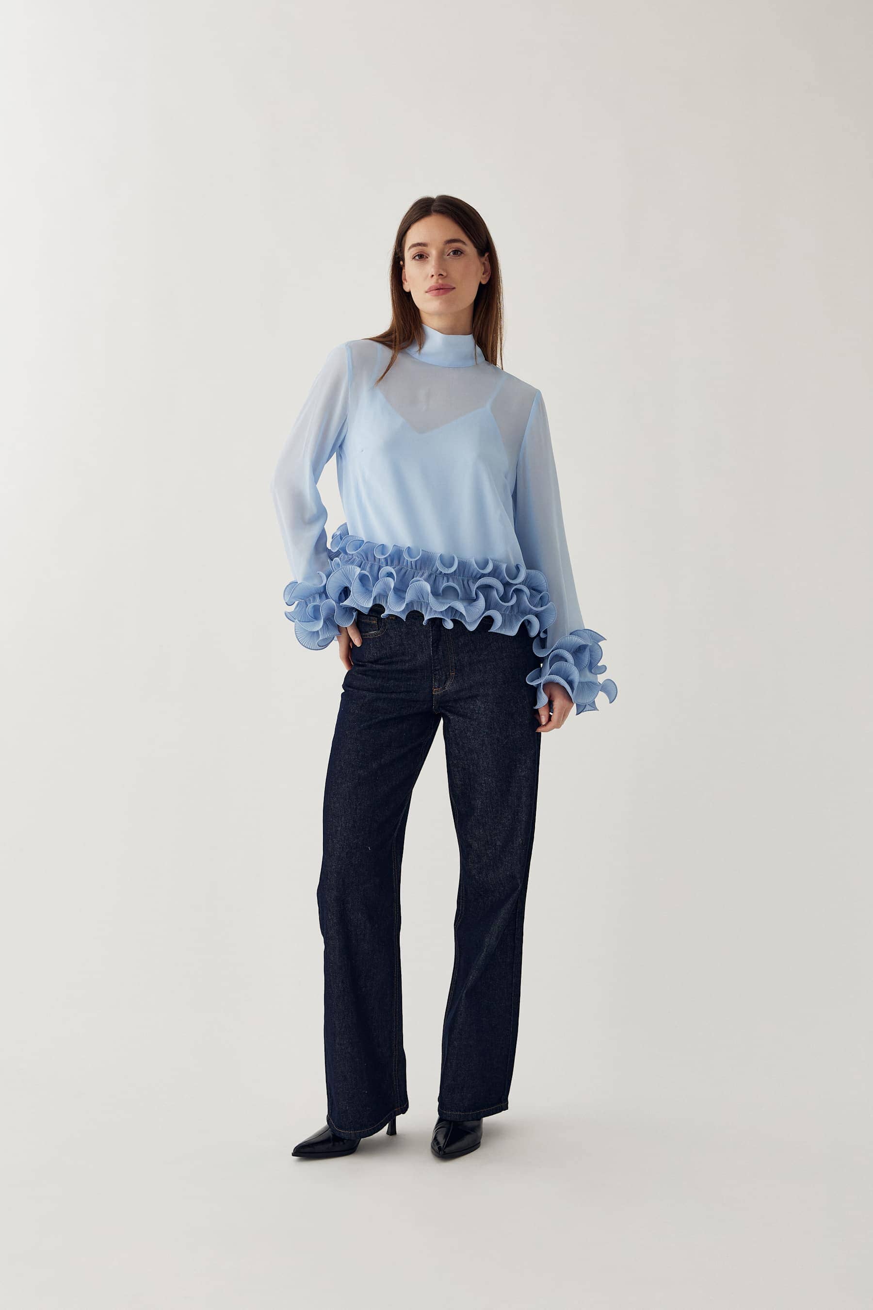 Noella - N-Latanietta Blouse 14510002 - 387 - Sky Blue - Image 9