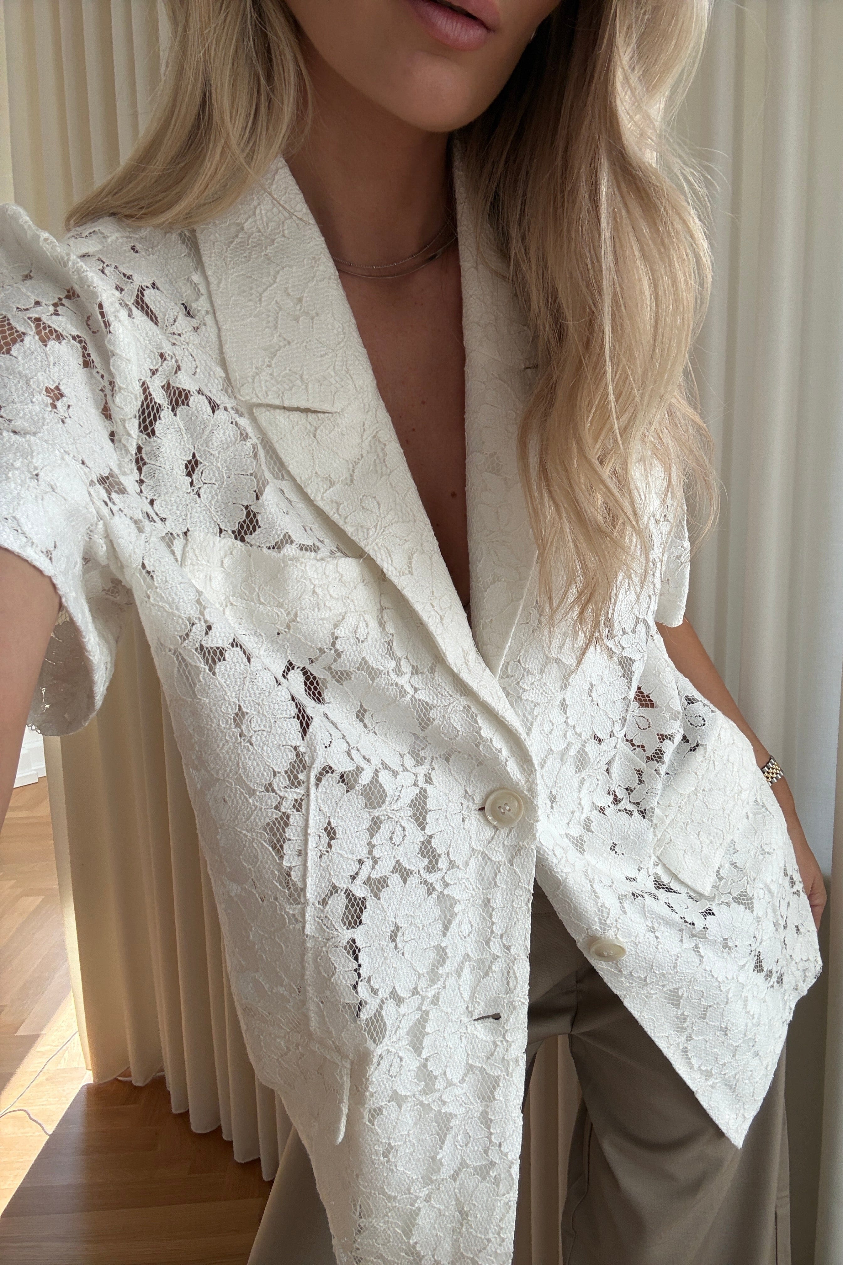 Noella - N-Leanne Blazer 15090002 - 974 - Ivory
