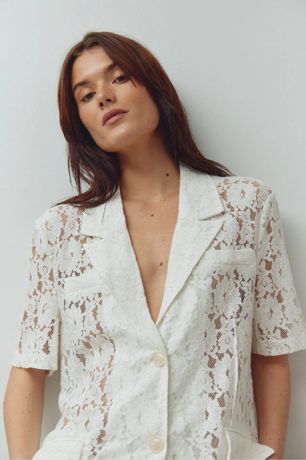 Noella - N-Leanne Blazer 15090002 - 974 - Ivory - Image 2