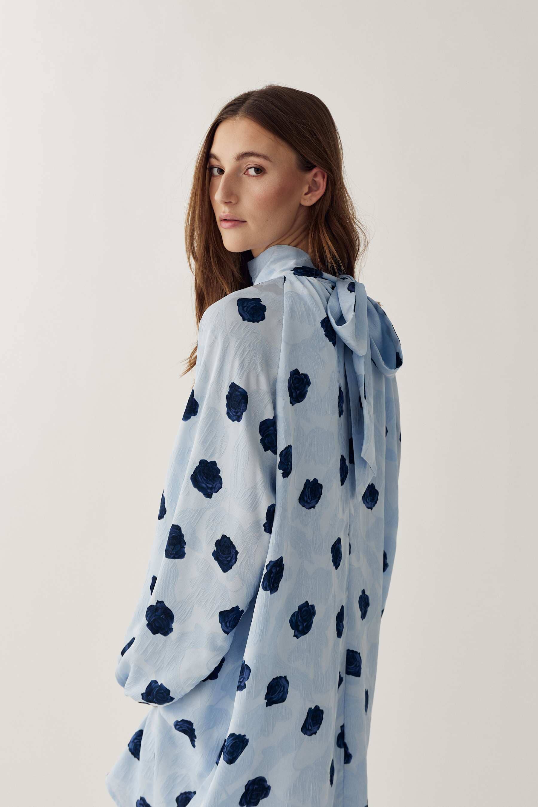 Noella - N-Lorenia Dress 16500001 - 1510 - Delice Blue Print - Image 9