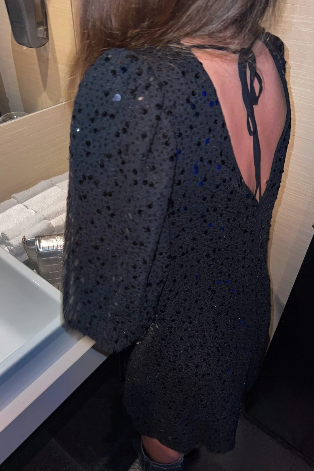 Noella - Pastis Short Dress - 004 Black - Image 5