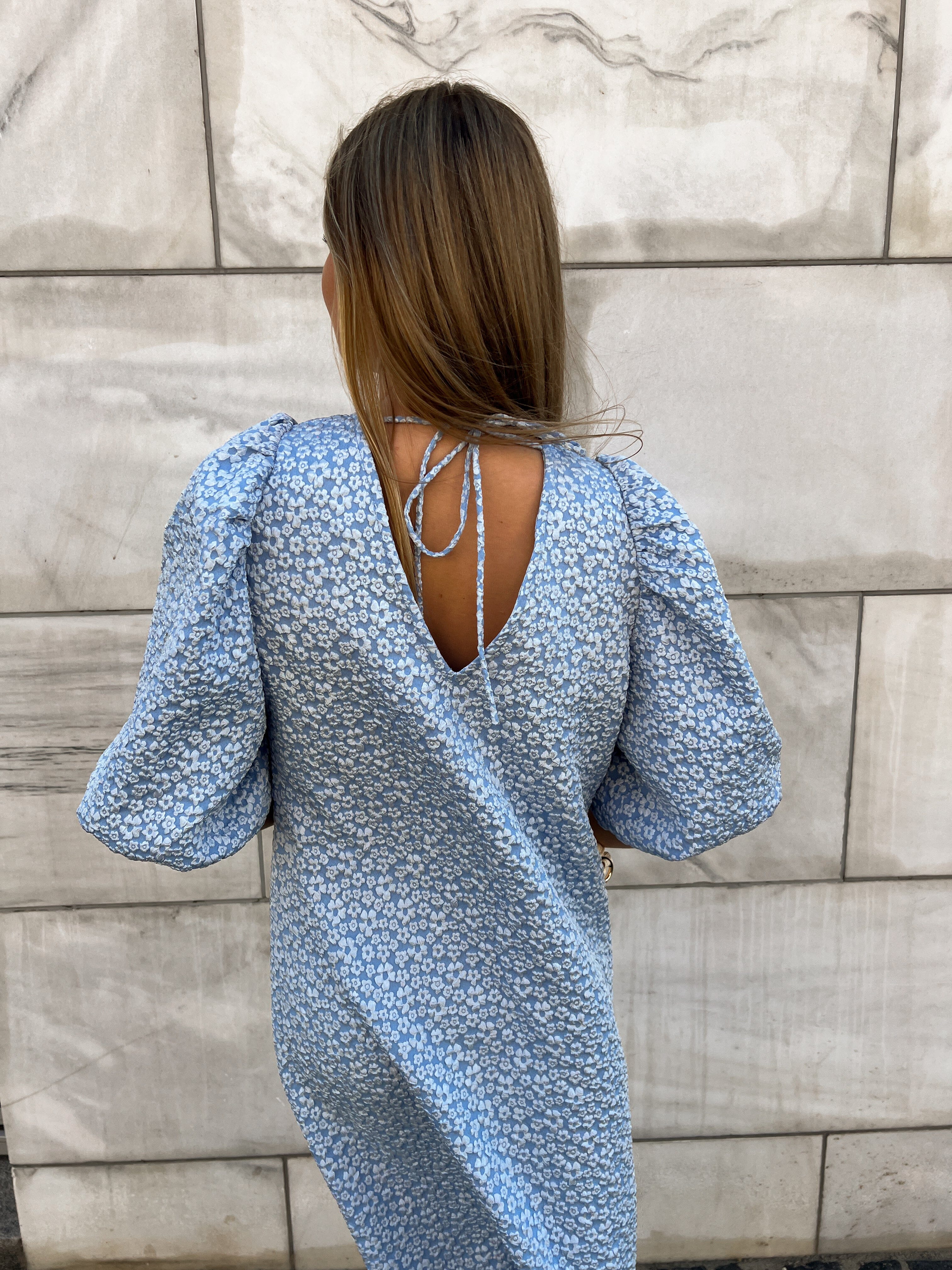 Noella - Reno Pastis Long Dress - Light Blue - Image 5