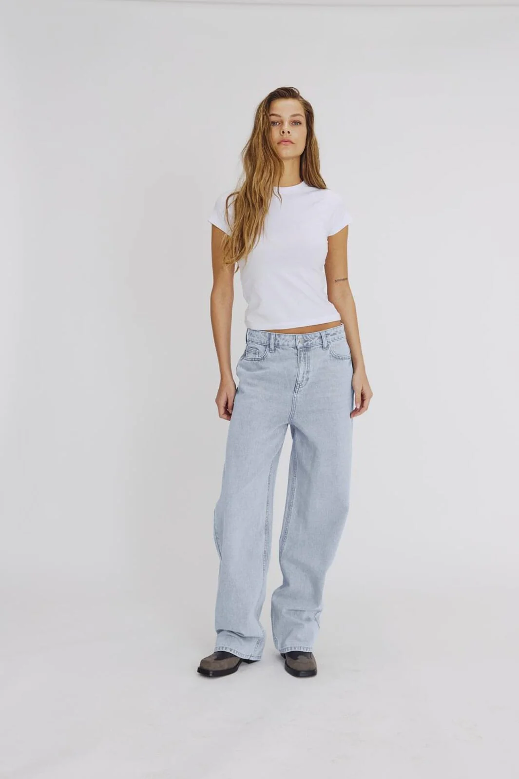 Noisy May - Nmalexa Nw Reg Jeans Az468Lb - 4920507 Light Blue Denim - Image 3