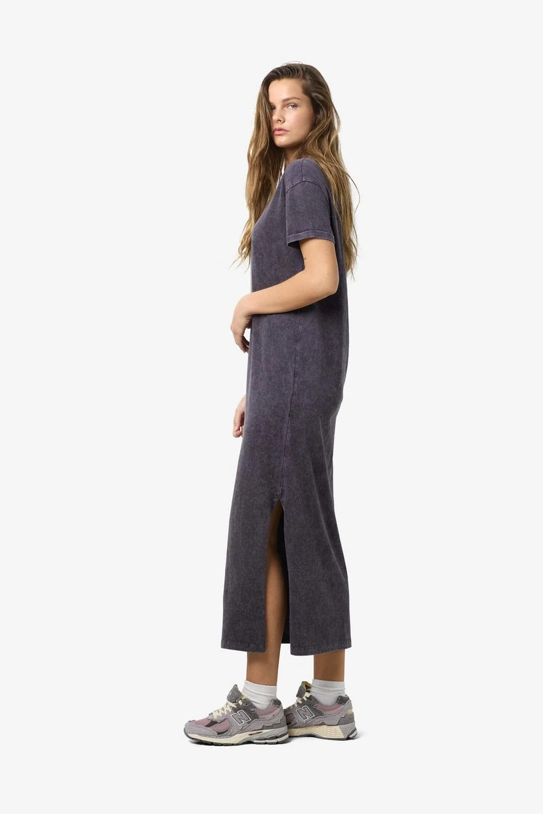 Noisy May - Nmbrandy S/S Dress - 4704599 Obsidian Washed - Image 4