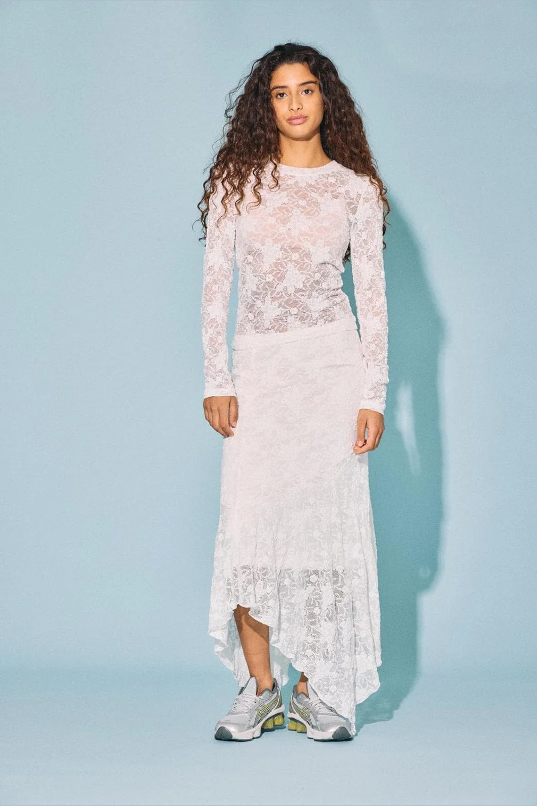 Noisy May - Nmfranny Lace Skirt - 5033770 Bright White - Image 3