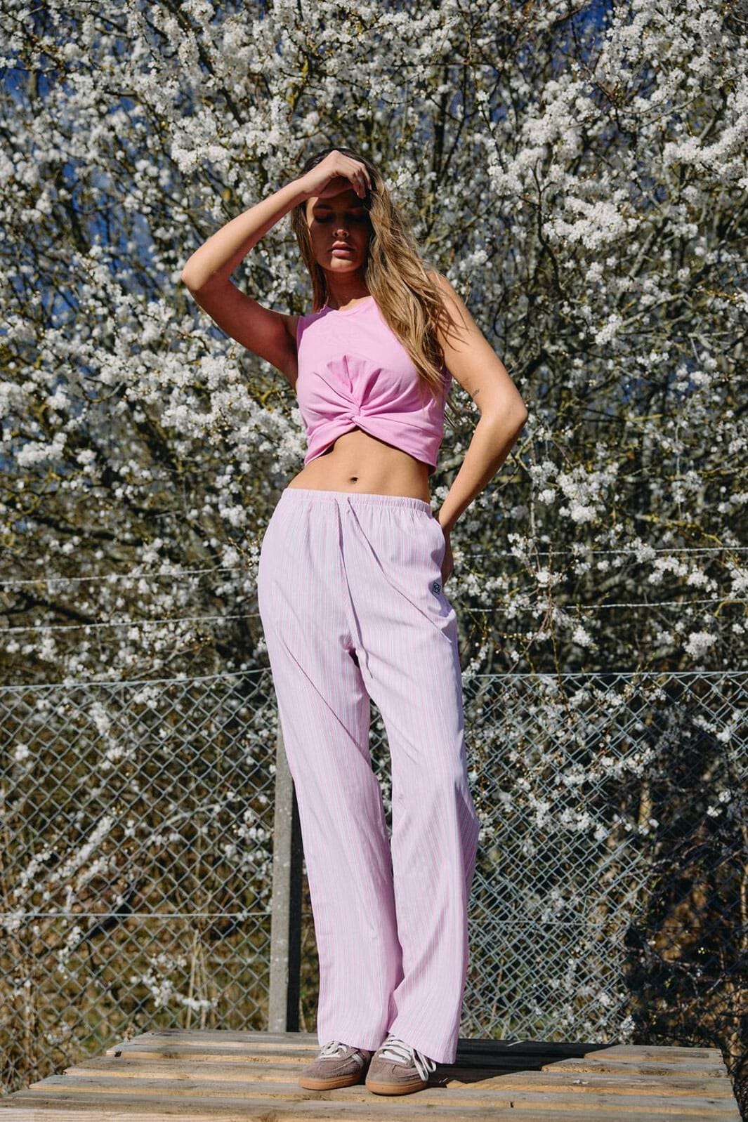 Noisy May - Nmfrida Pants Box - 4791267 Bonbon White - Image 8