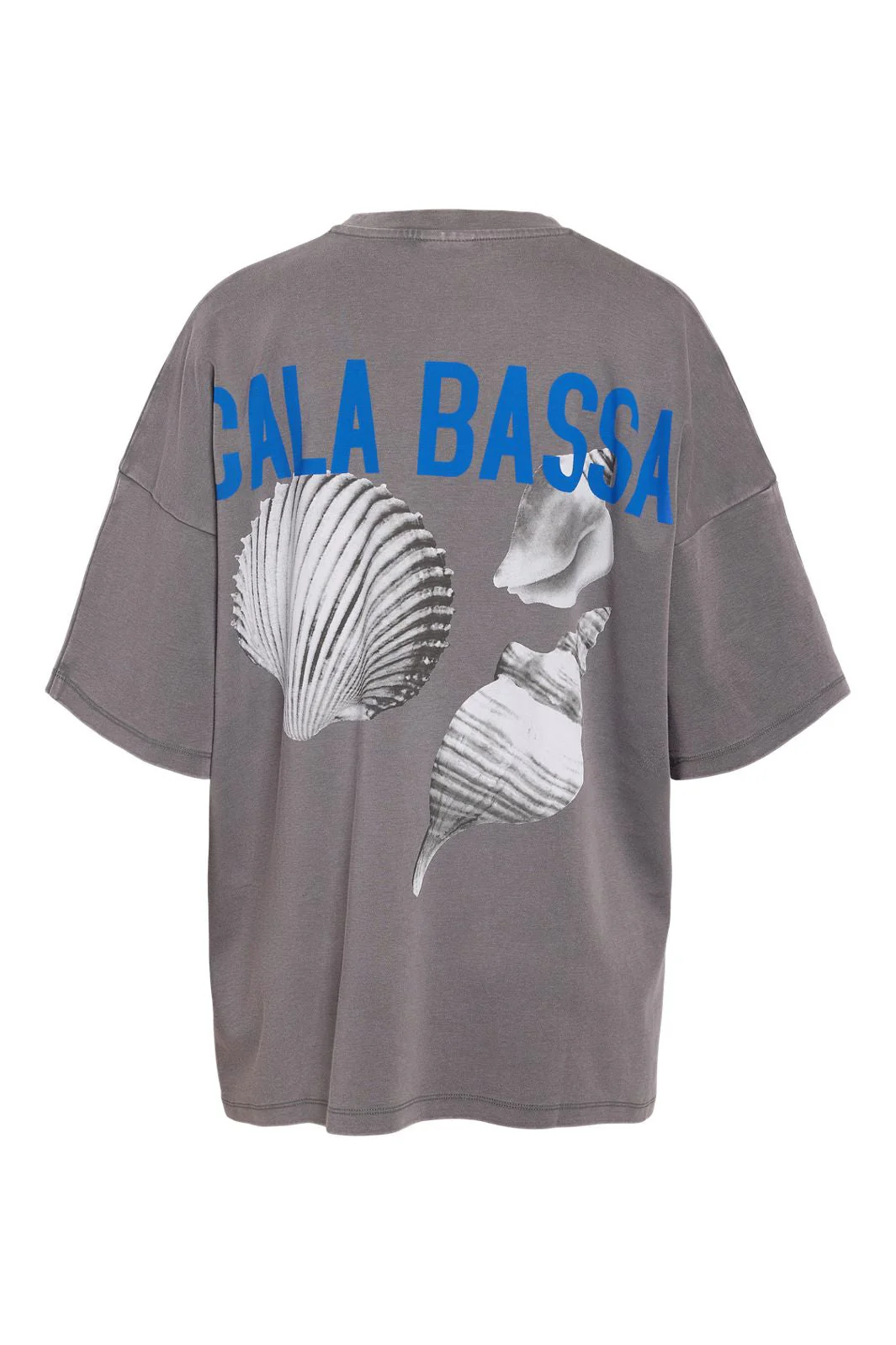 Noisy May - Nmkim Unisex Washed T-Shirt - 4880987 Charcoal Gray Sea Shells (Acid Wash) - Image 3
