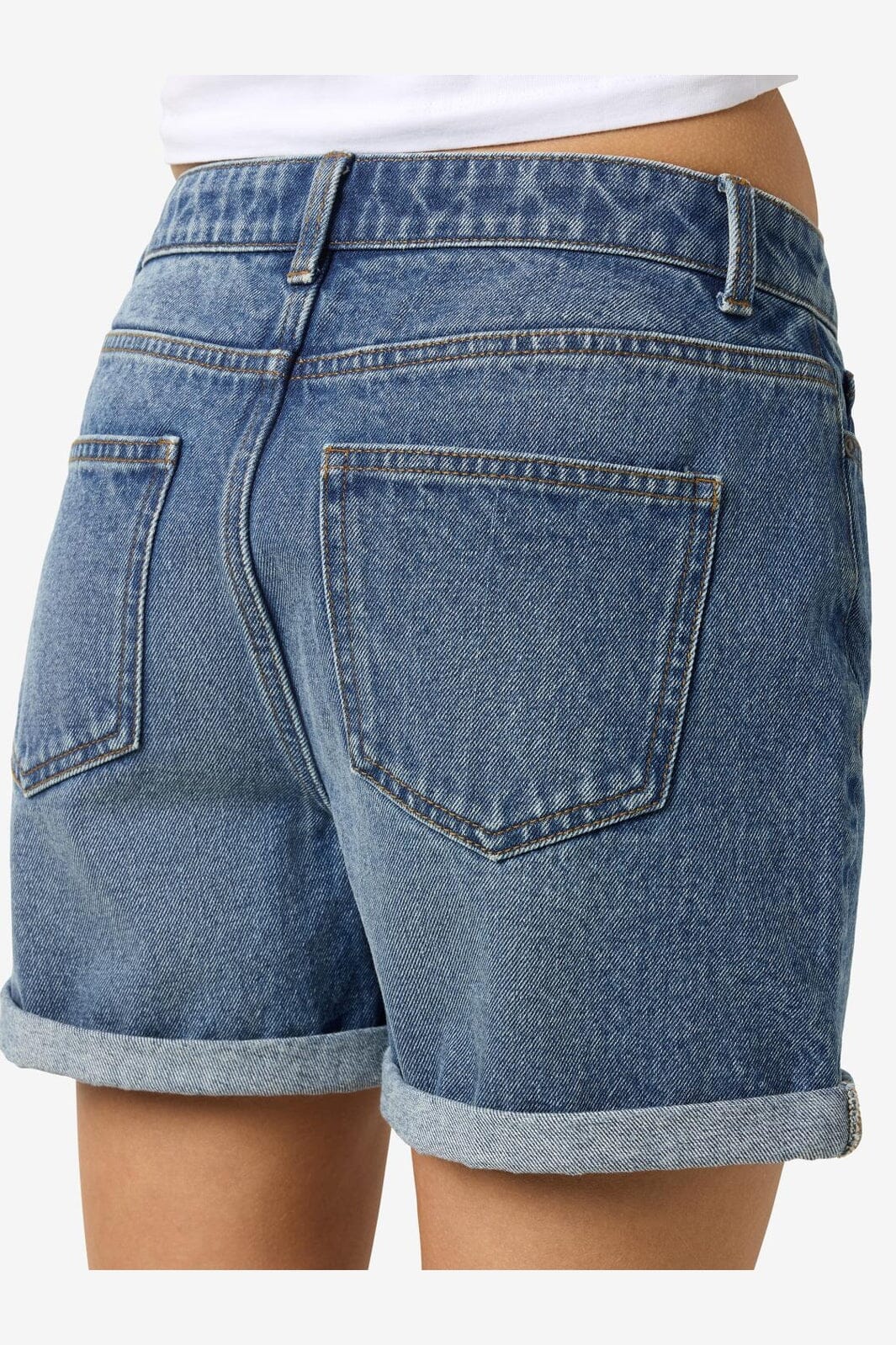 Noisy May - Nmsmiley Nw Shorts Vi060Mb - 3300902 Medium Blue Denim - Image 6
