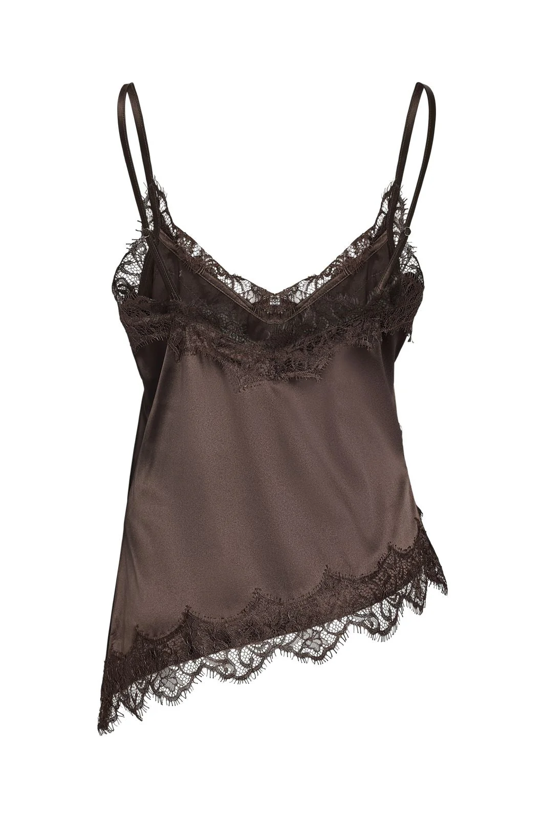 Noisy May - Nmsofie S/L Satin Top - 5079330 Chocolate Brown - Image 6