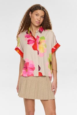 Nümph - Nutassy Ss Shirt 707189 - Gray Morn - Image 3