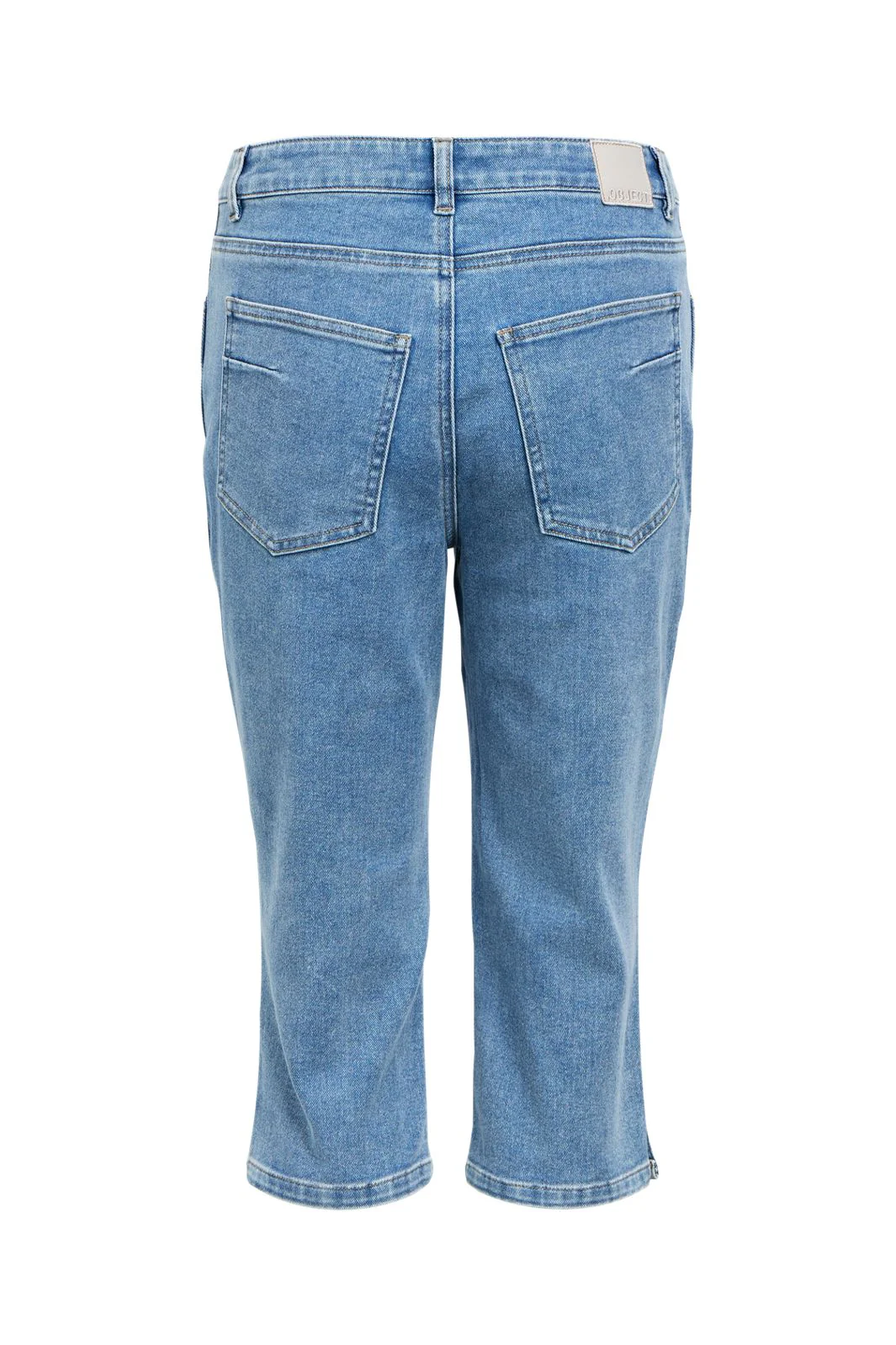 Object - Objcaro Slim Short Jeans 144 - 4982943 Medium Blue Denim - Image 2