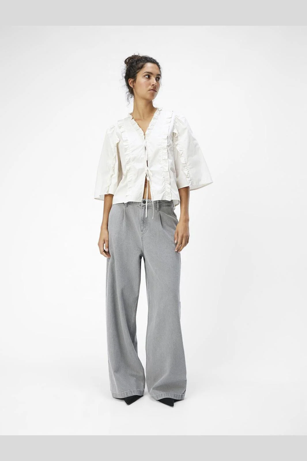 Object - Objhope Re 3/4 Tie Top - 4777014 White Sand - Image 3