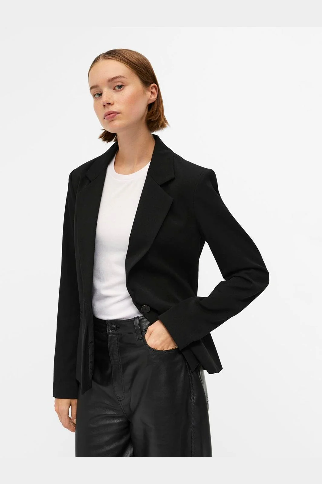 Object - Objlisa L/S Button Blazer - 4393296 Black - Image 2