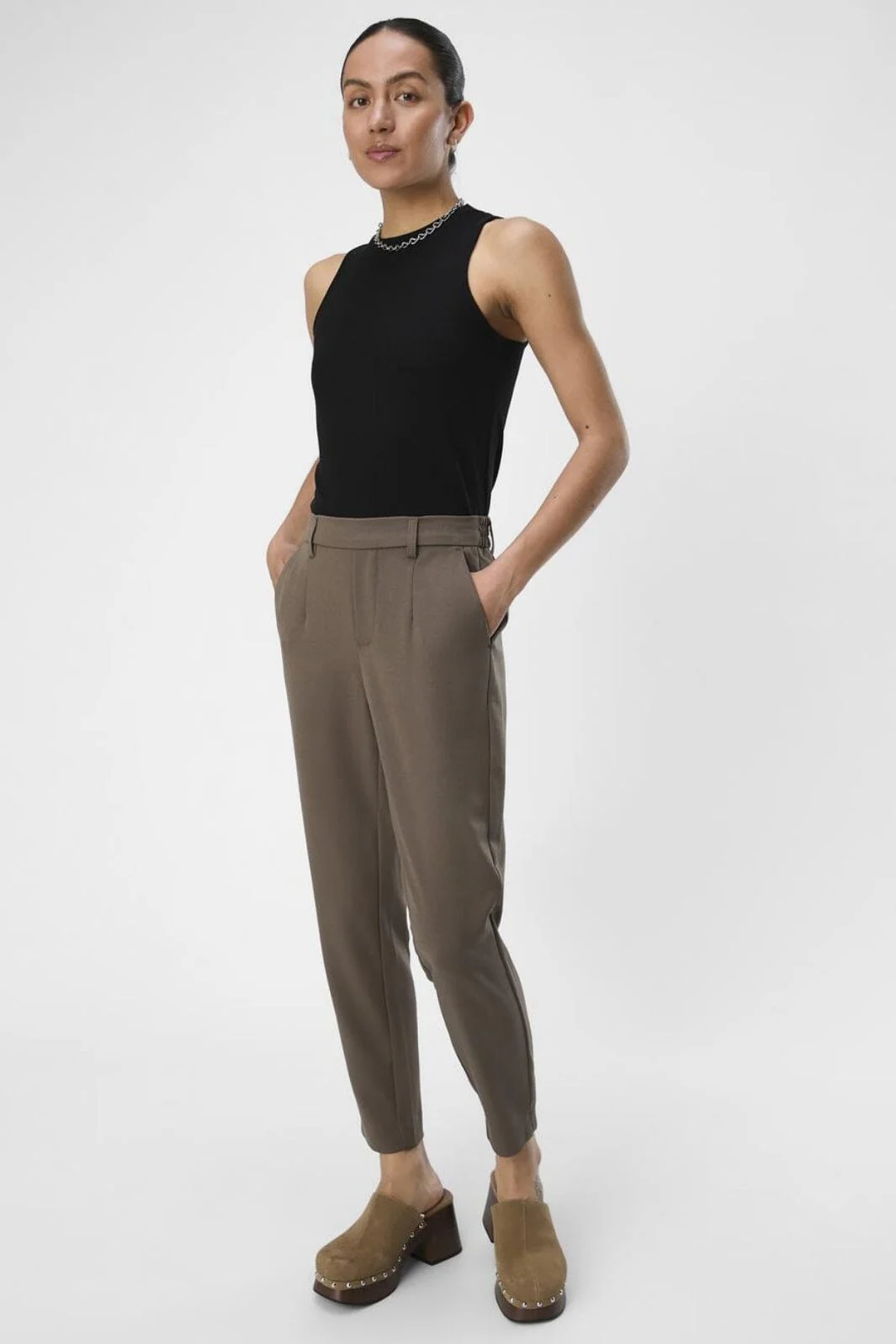 Object - Objlisa Slim Pant - 4535483 Morel - Image 5