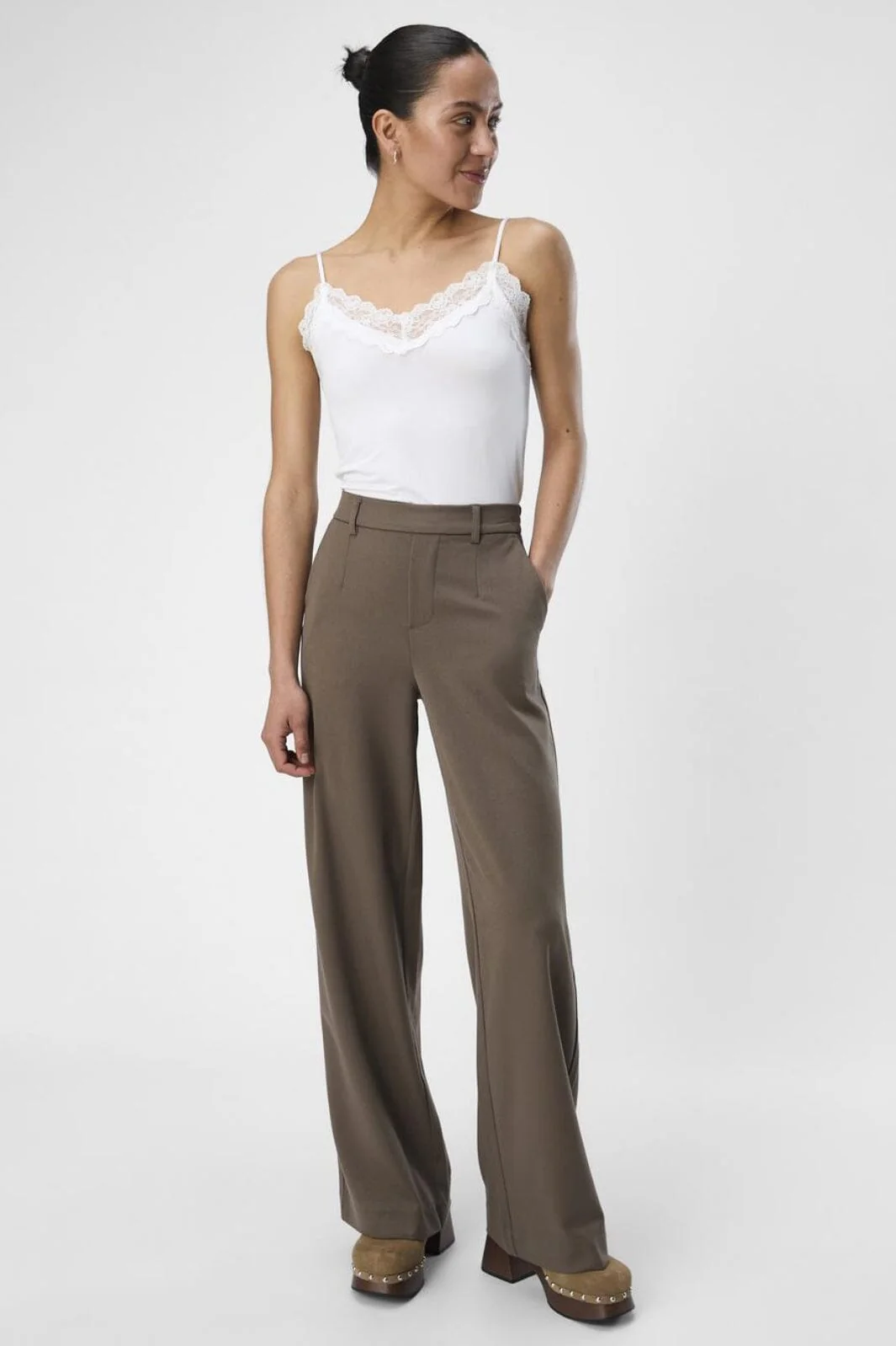 Object - Objlisa Wide Pant - 4535488 Morel - Image 3