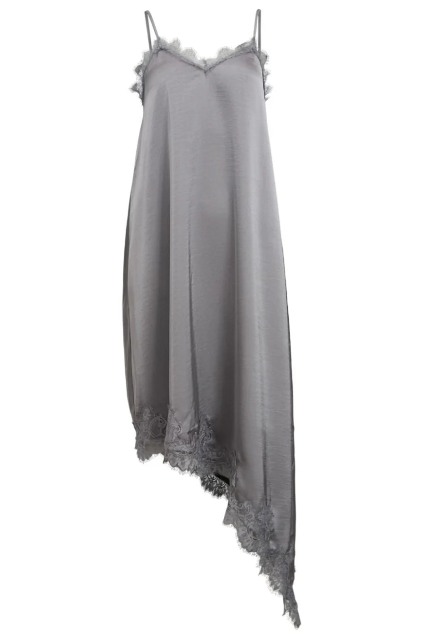 Object - Objnaline Reg Slip Lace Dress Vip 26 - 5093621 Brushed Nickel