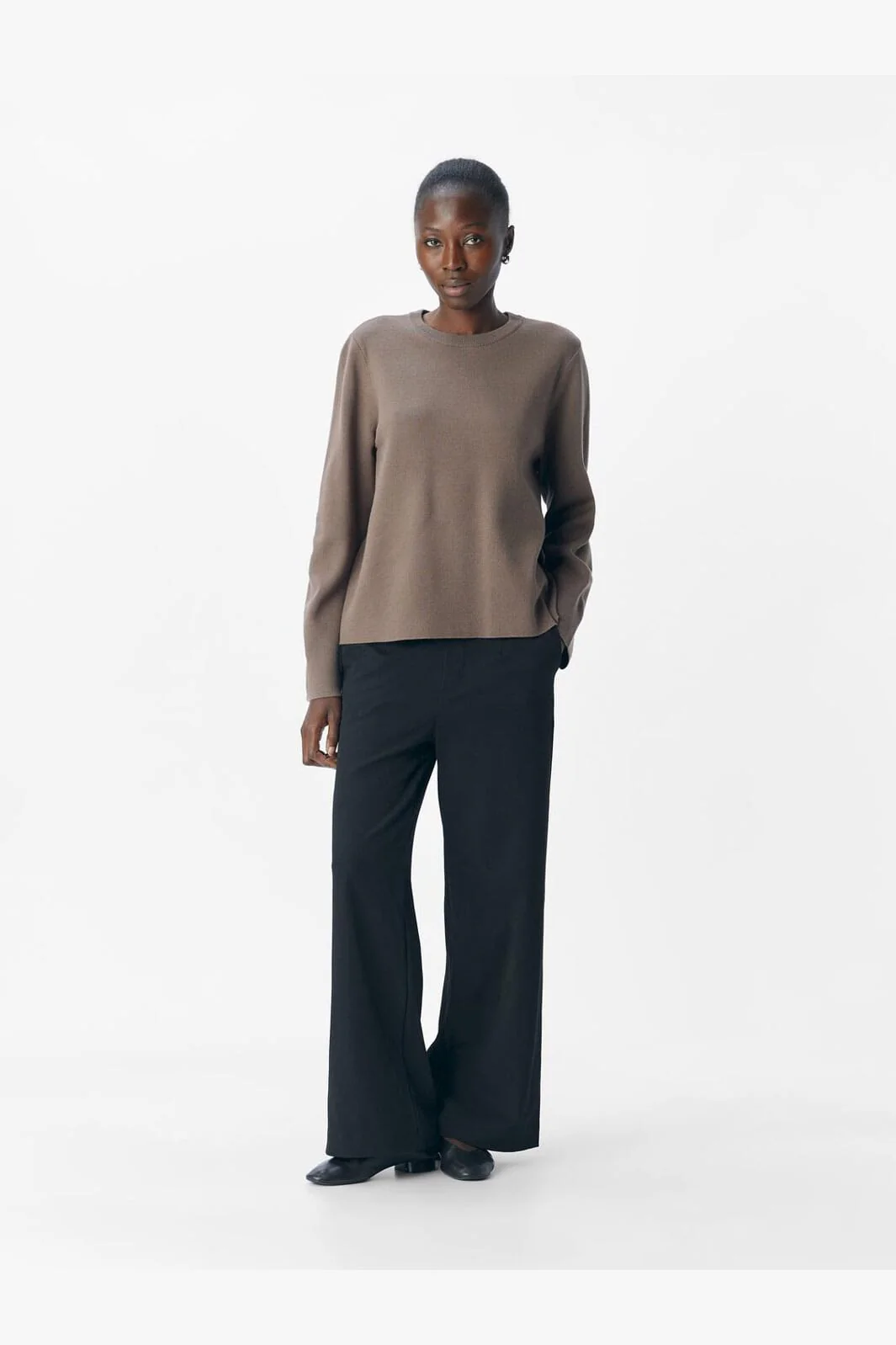 Object - Objreynard O-Neck Pullover - 4649719 Morel - Image 3