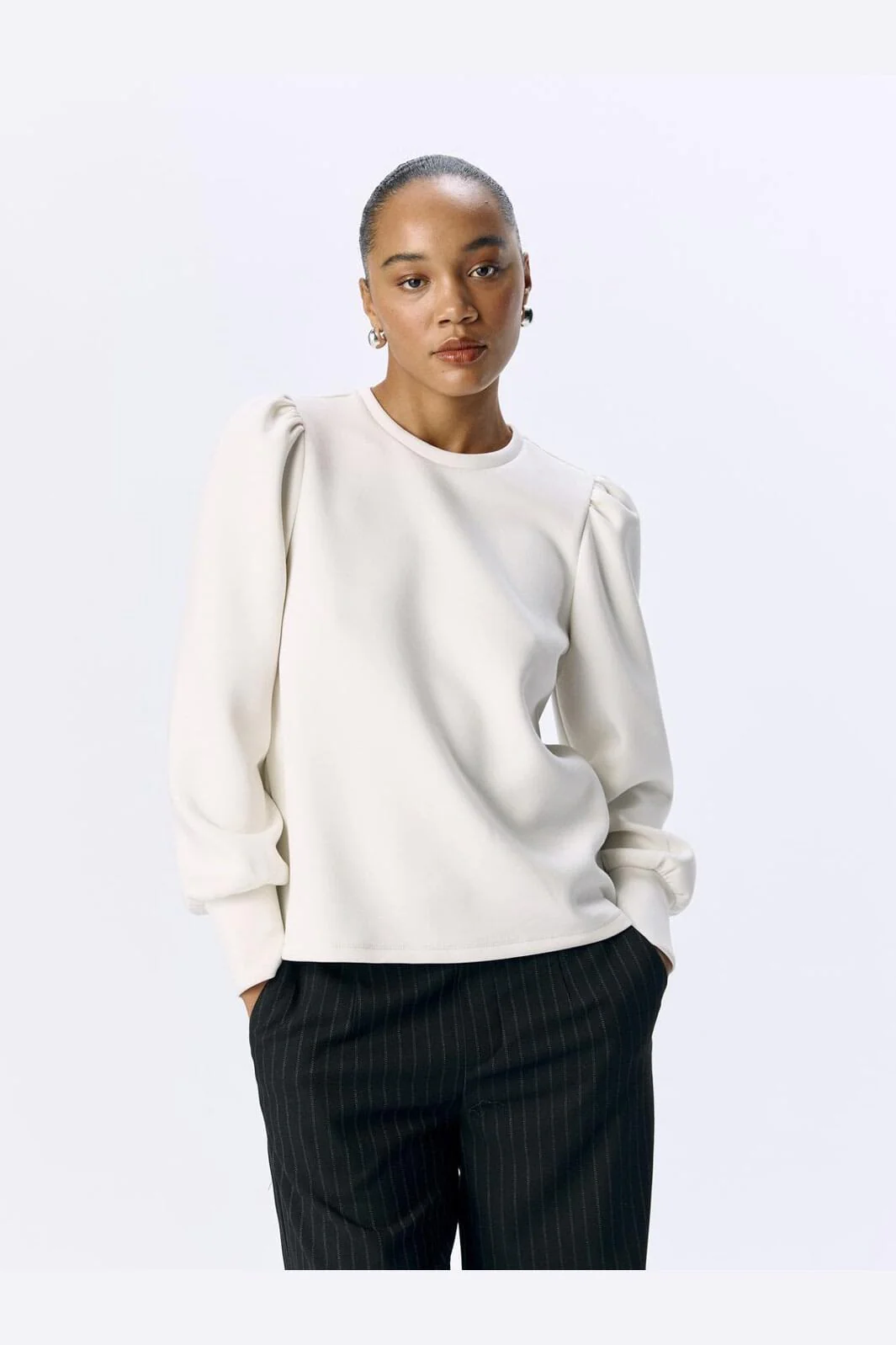 Object - Objreynard V-Neck Pullover - 4649720 Morel - Image 3