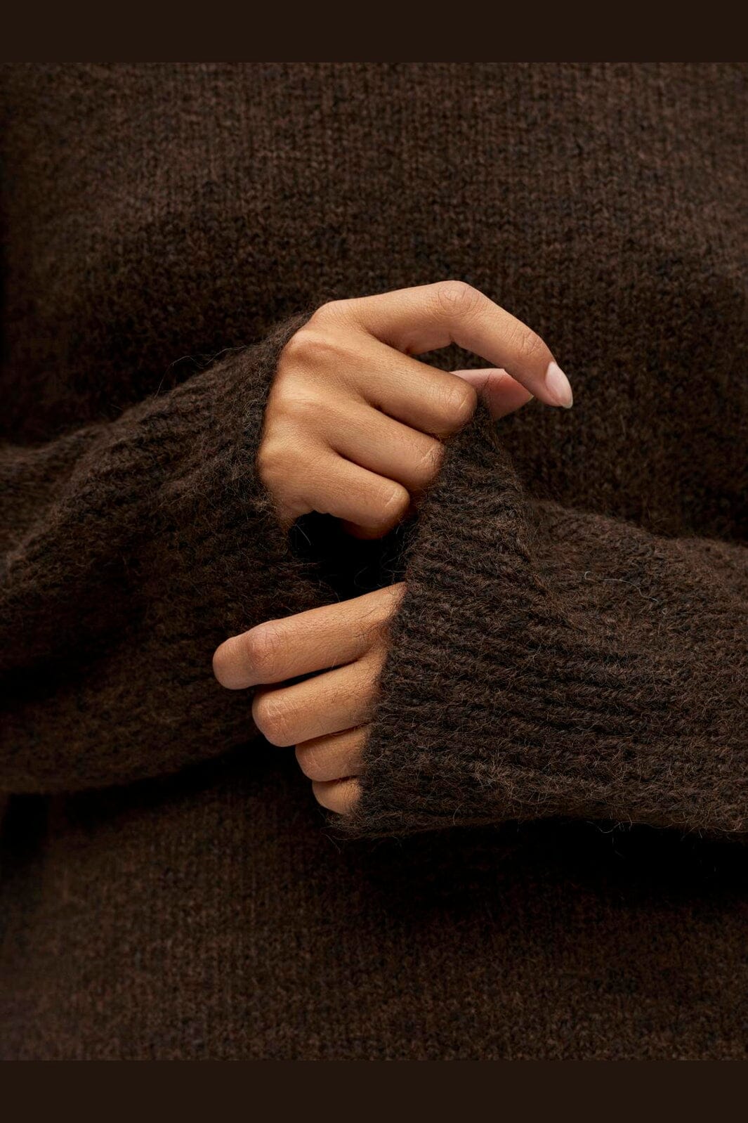 Object - Objsaggia Ls Lo Pullover - 4872679 Seal Brown Melange - Image 5