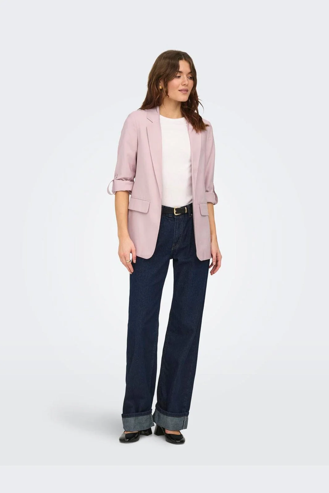 Only - Onlaris Life 3/4 Loose Blazer Cc - 4978904 Burnished Lilac - Image 3