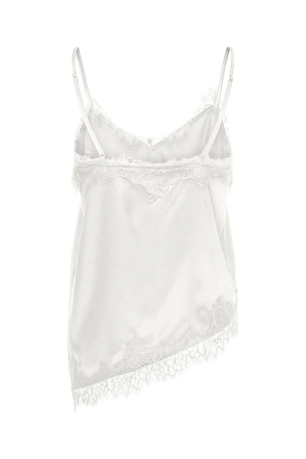 Only - Onlbella Strap Satin Lace Top - 5083914 Cloud Dancer - Image 2