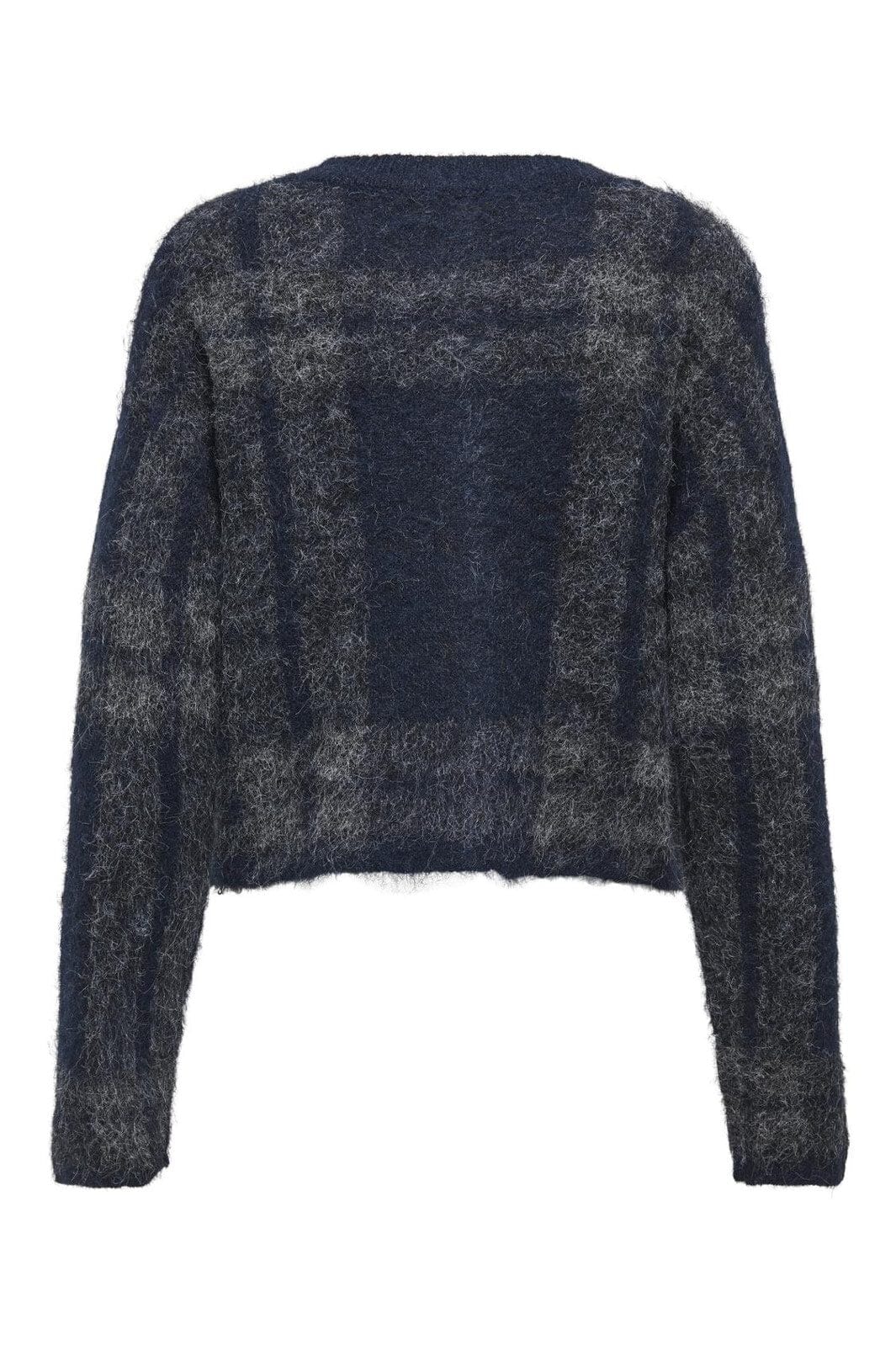 Only - Onlbeverly Life Ls Button Onec Cardi Knt - 4928940 Night Sky Medium Gray/Melange - Image 2
