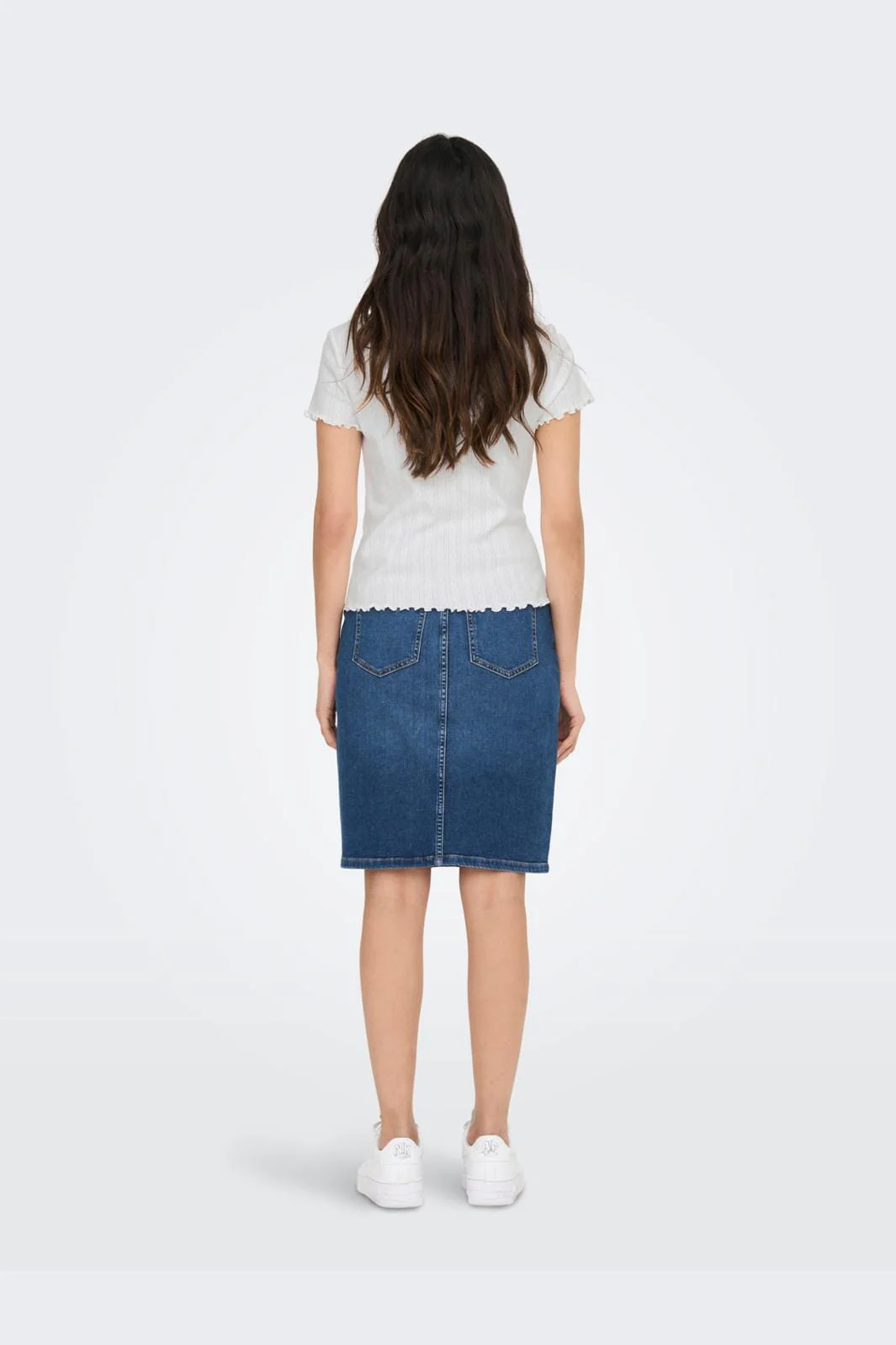 Only - Onlcarlotta SS Top - 3876952 White - Image 5