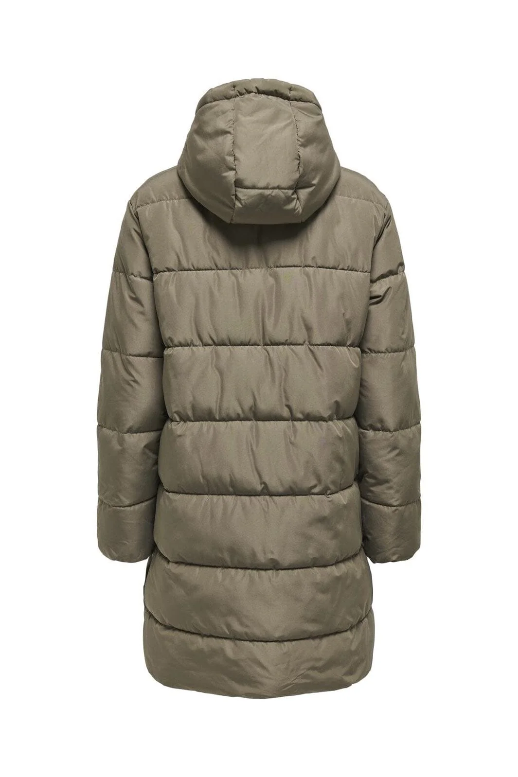 Only - Onlclair Puffer Hood Coat Cc - 4780666 Stone Gray - Image 8