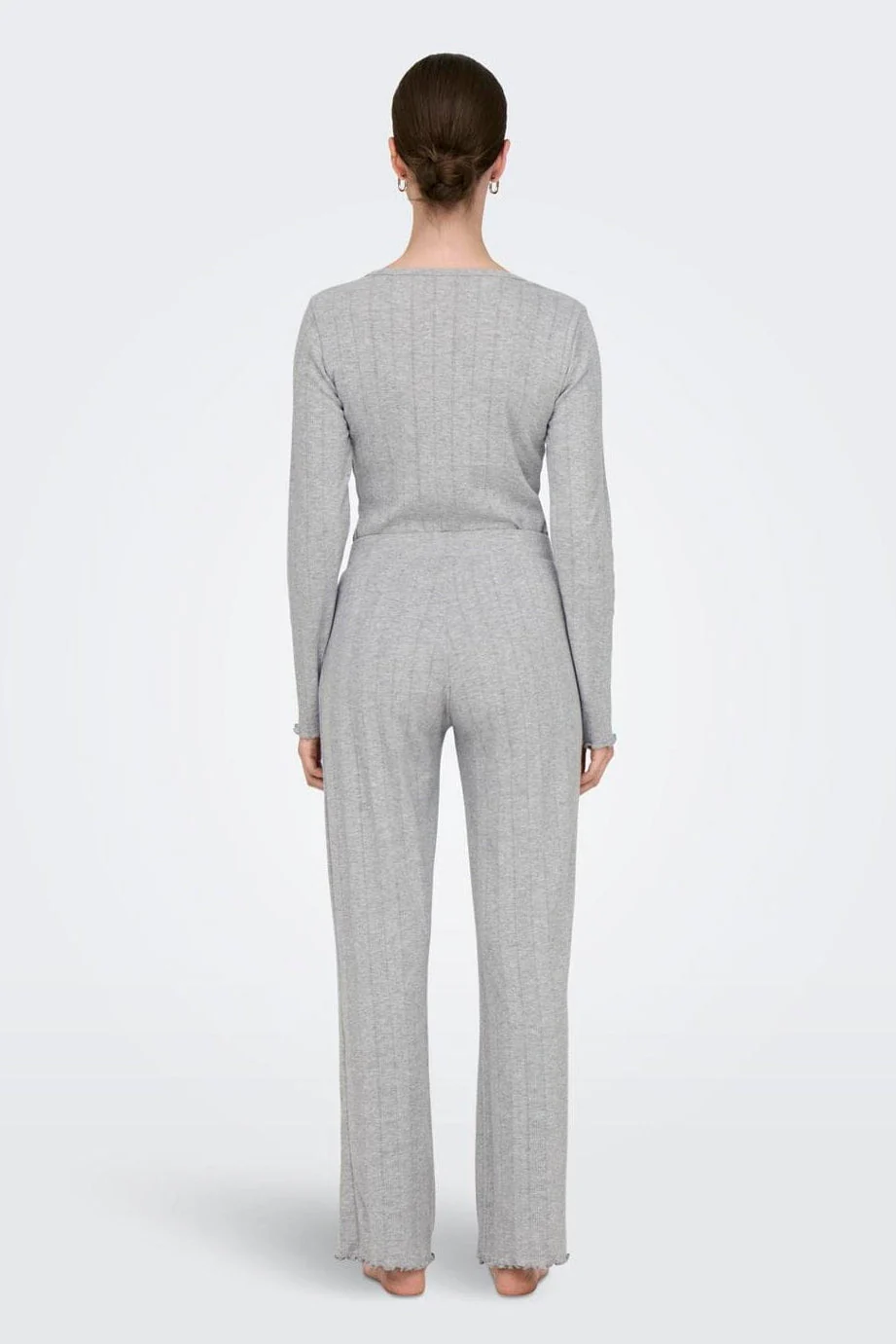 Only - Onlcozy Pyjamas Set Acc - 4655860 Light Grey Melange - Image 3