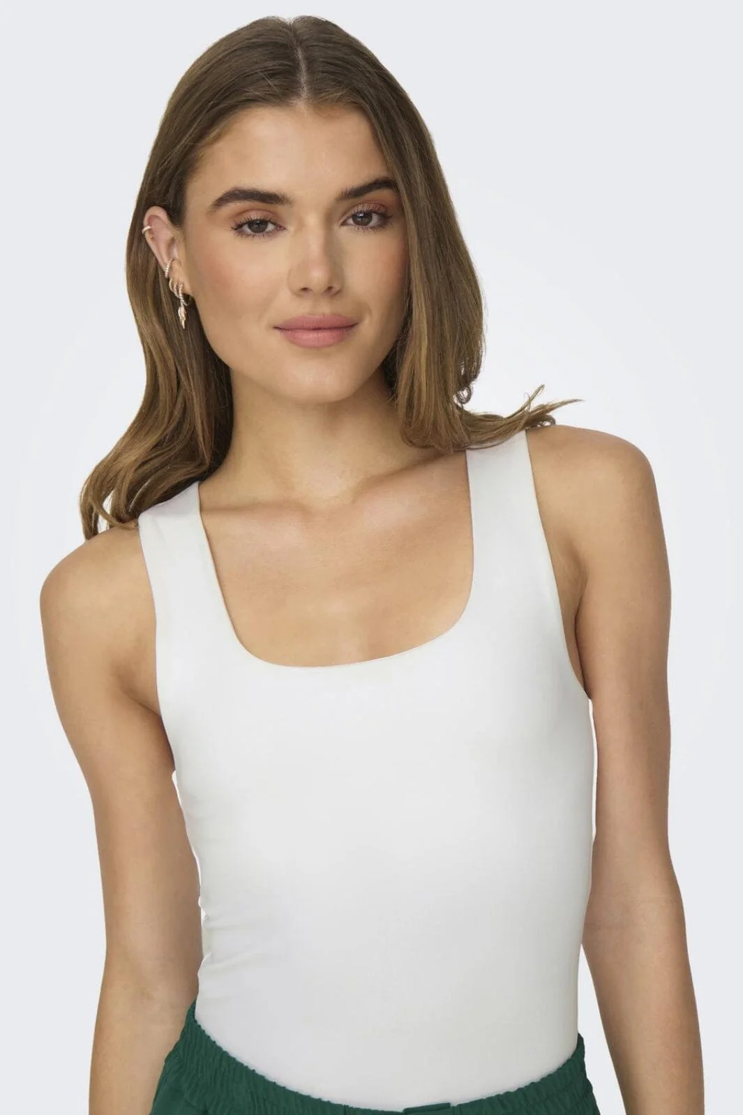 Only - Onlea S/L 2-Ways Fit Top - 4405530 Bright White - Image 3