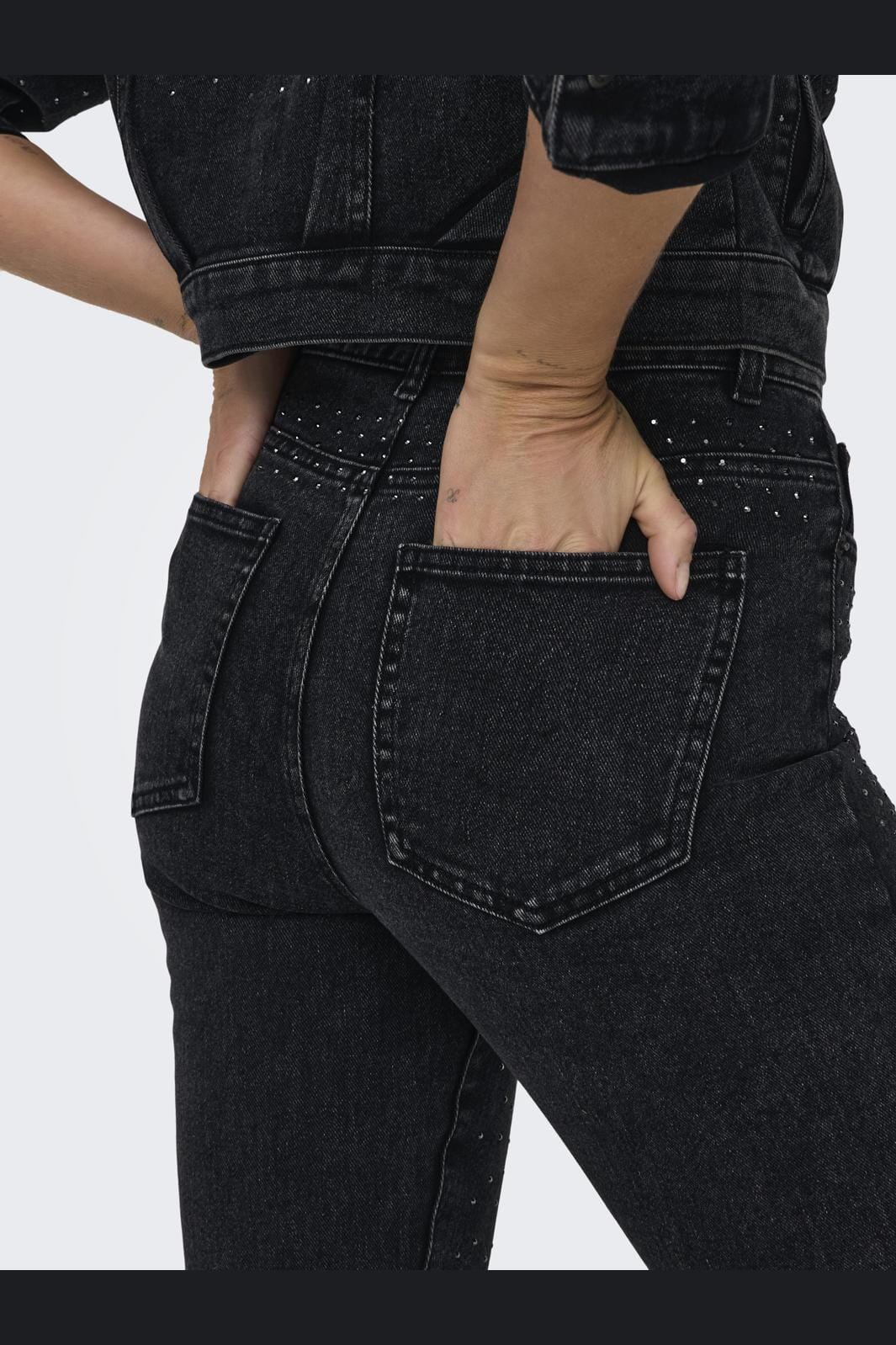 Only - Onlemily St Rhs - 4333551 Washed Black - Image 5
