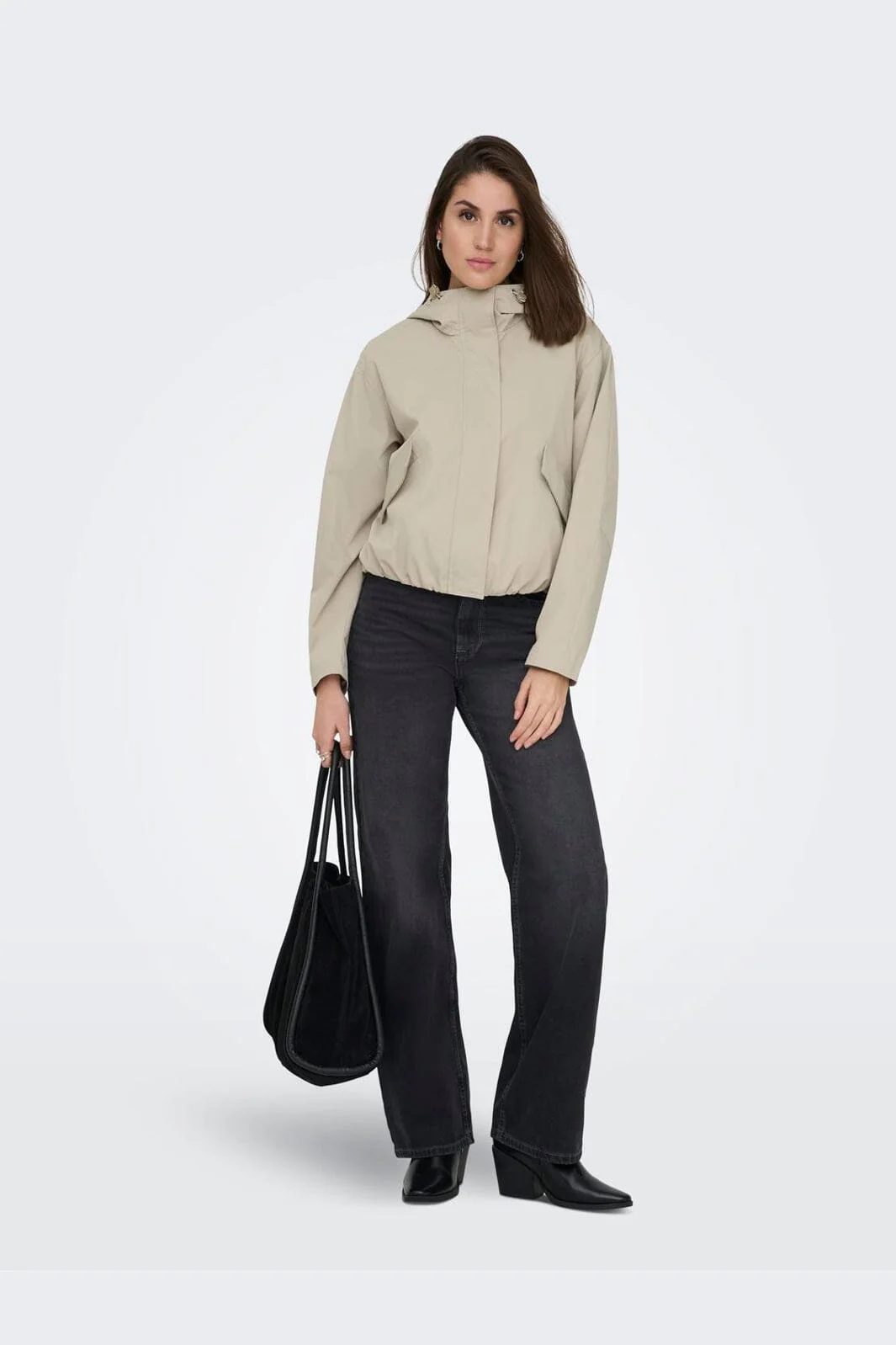 Only - Onlgisell Life Short Hood Jacket Cc - 4892254 String - Image 3