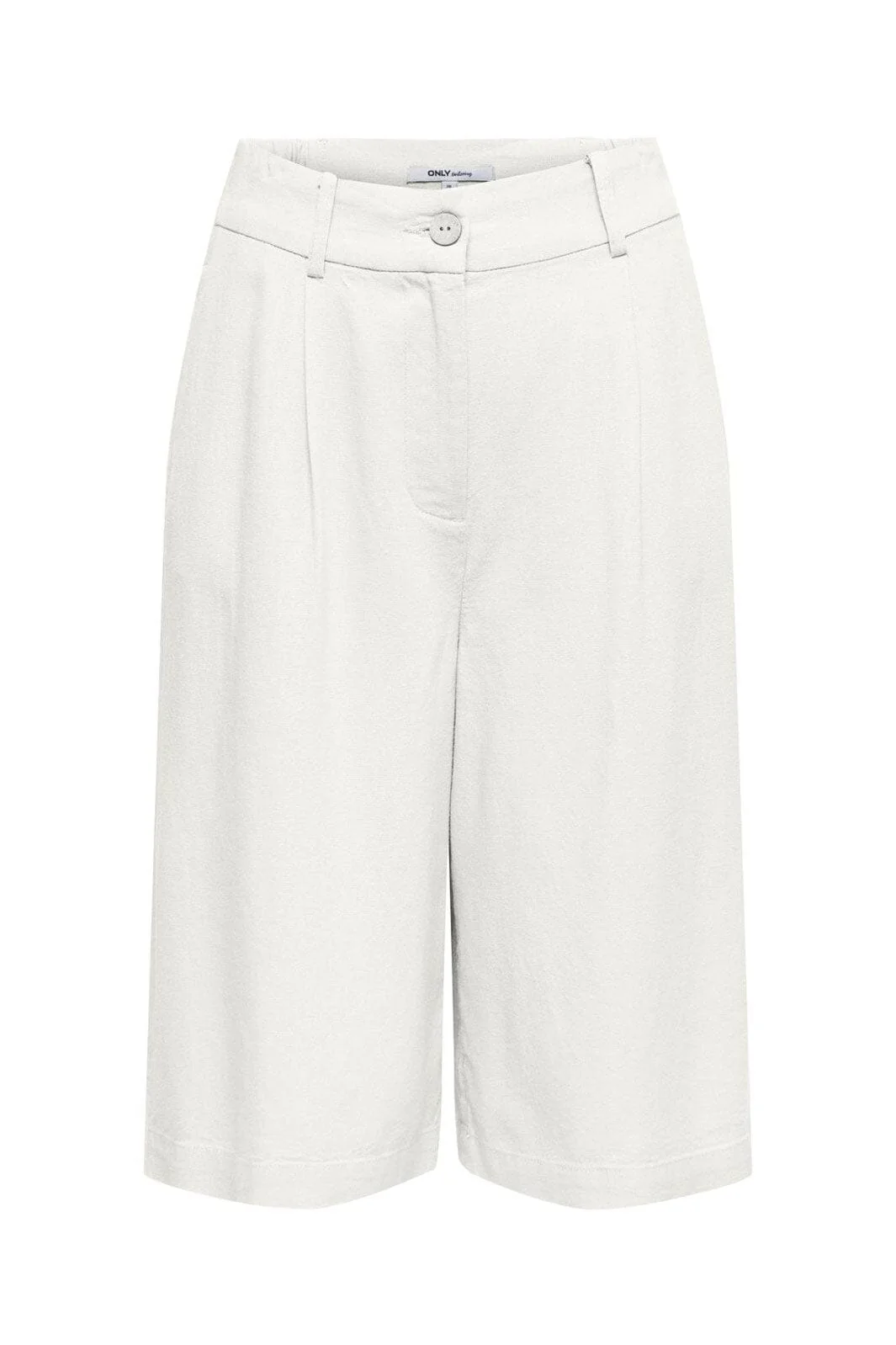 Only - Onlgoa Linen Bl Long Shorts Cc Tlr - 4942152 Cloud Dancer