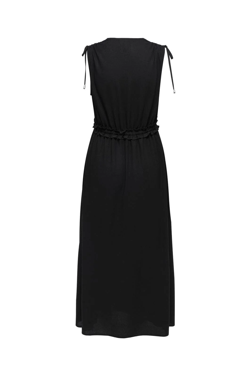 Only - Onlgoa Sl Linen Bl Long Dress Cc - 4910201 Black - Image 5